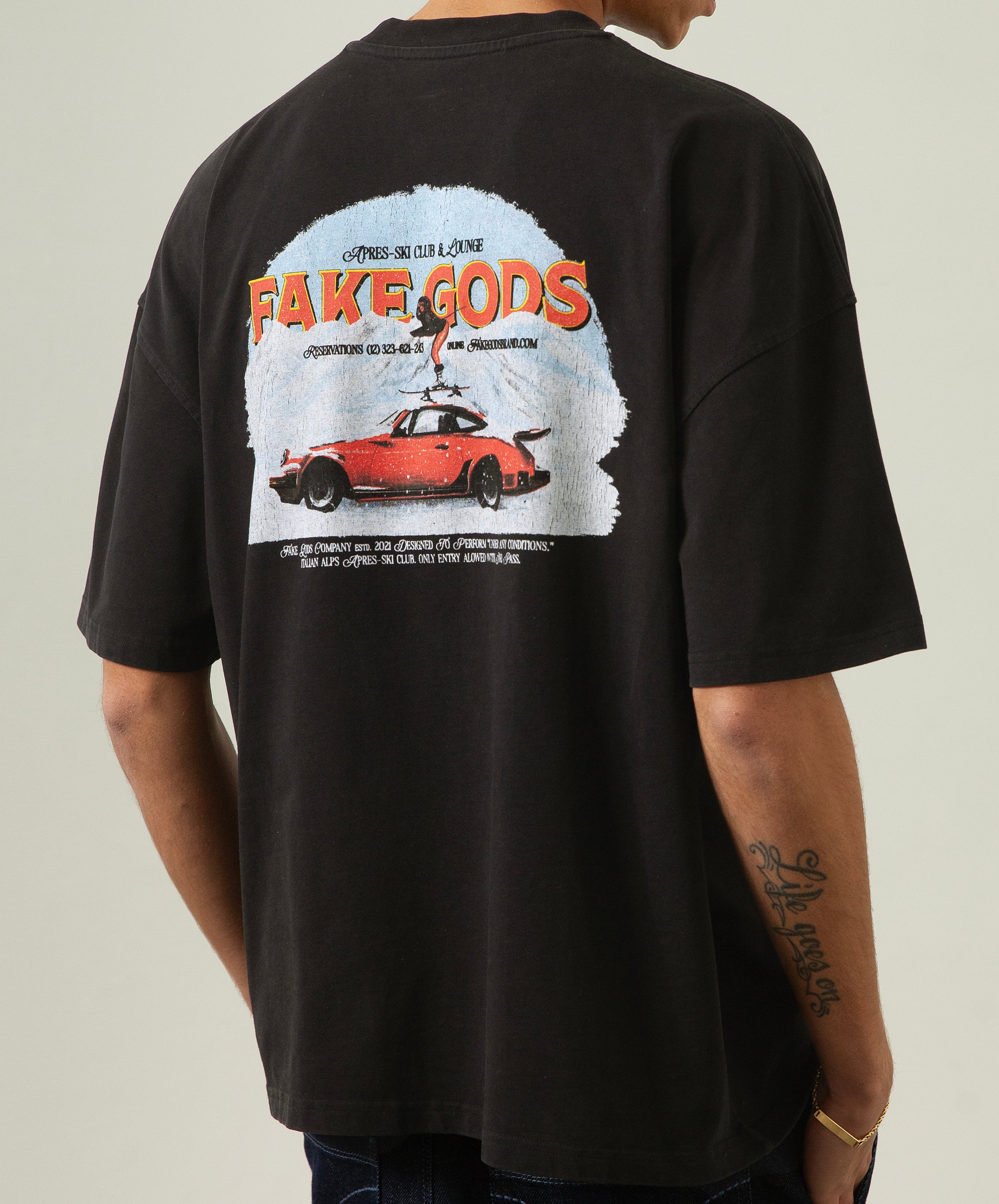 APRÈS SKI TEE DARK GREY