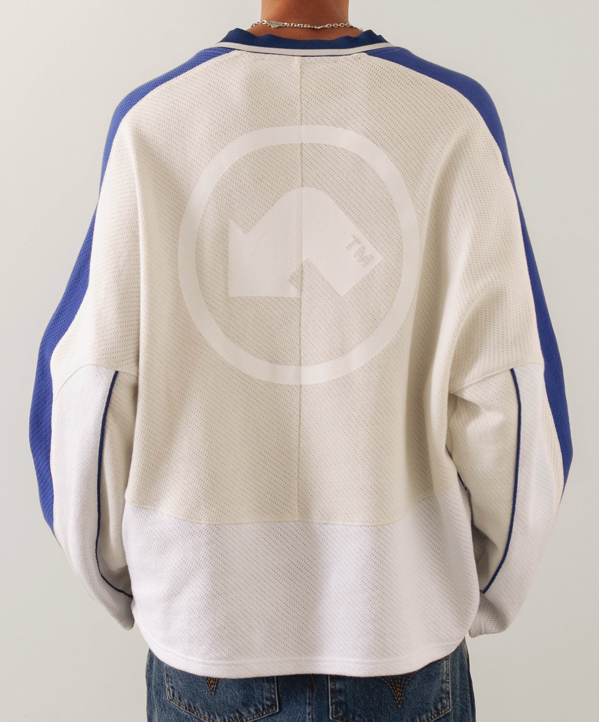 NEW LOGO KNITTED SWEATER GRAY
