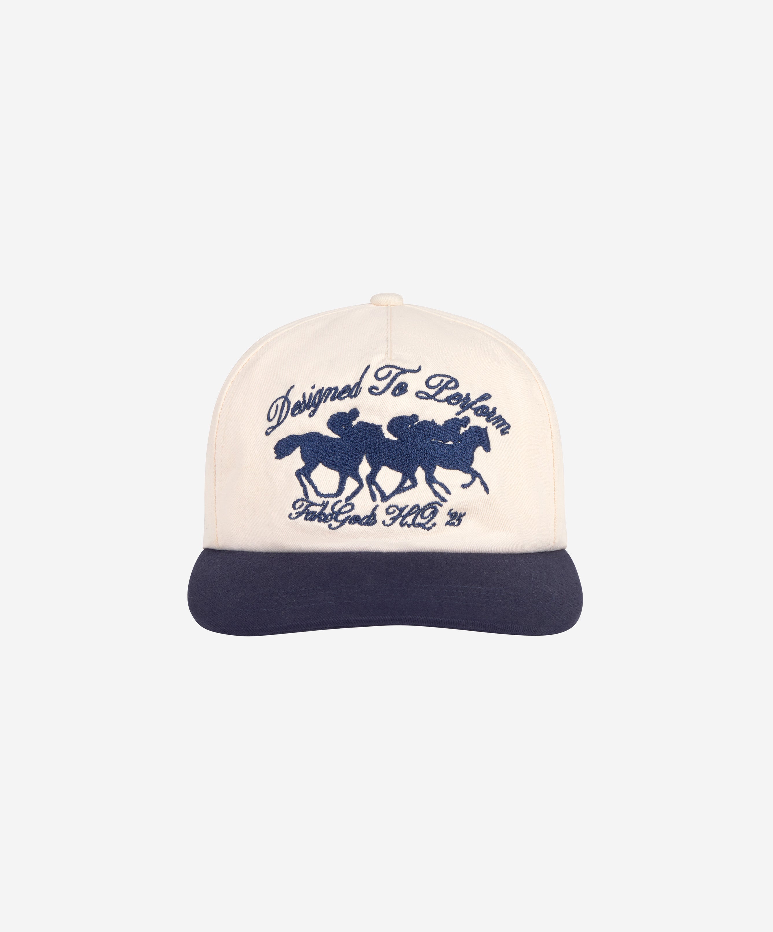 DESIGNED TO PERFORM CAP CREAM-NAVY
