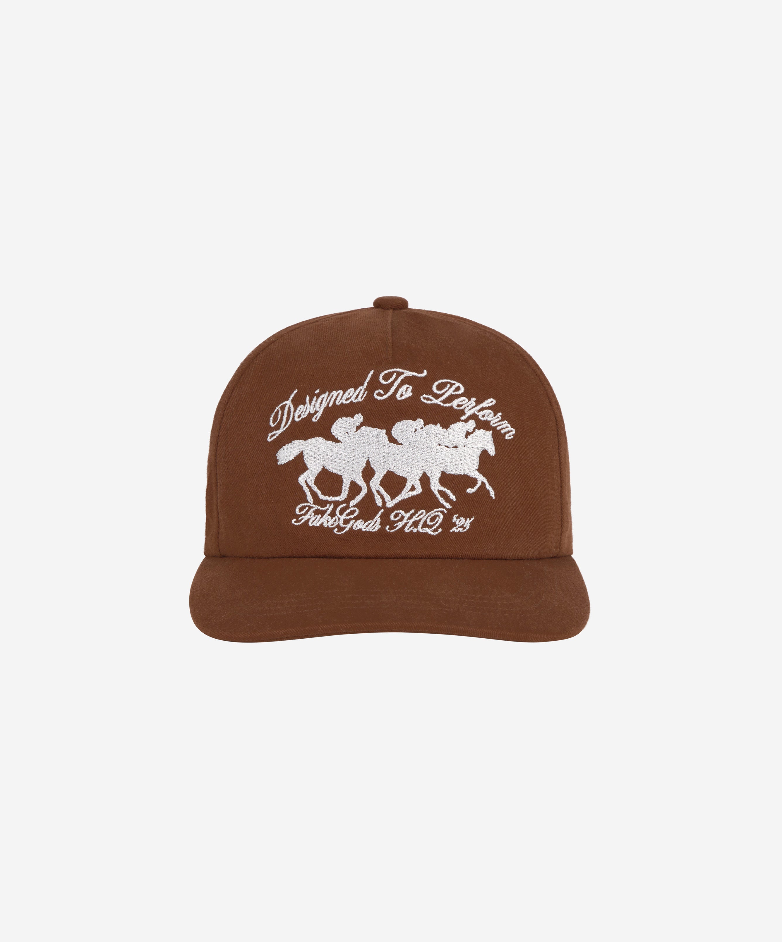 DESIGNED TO PERFORM CAP BROWN