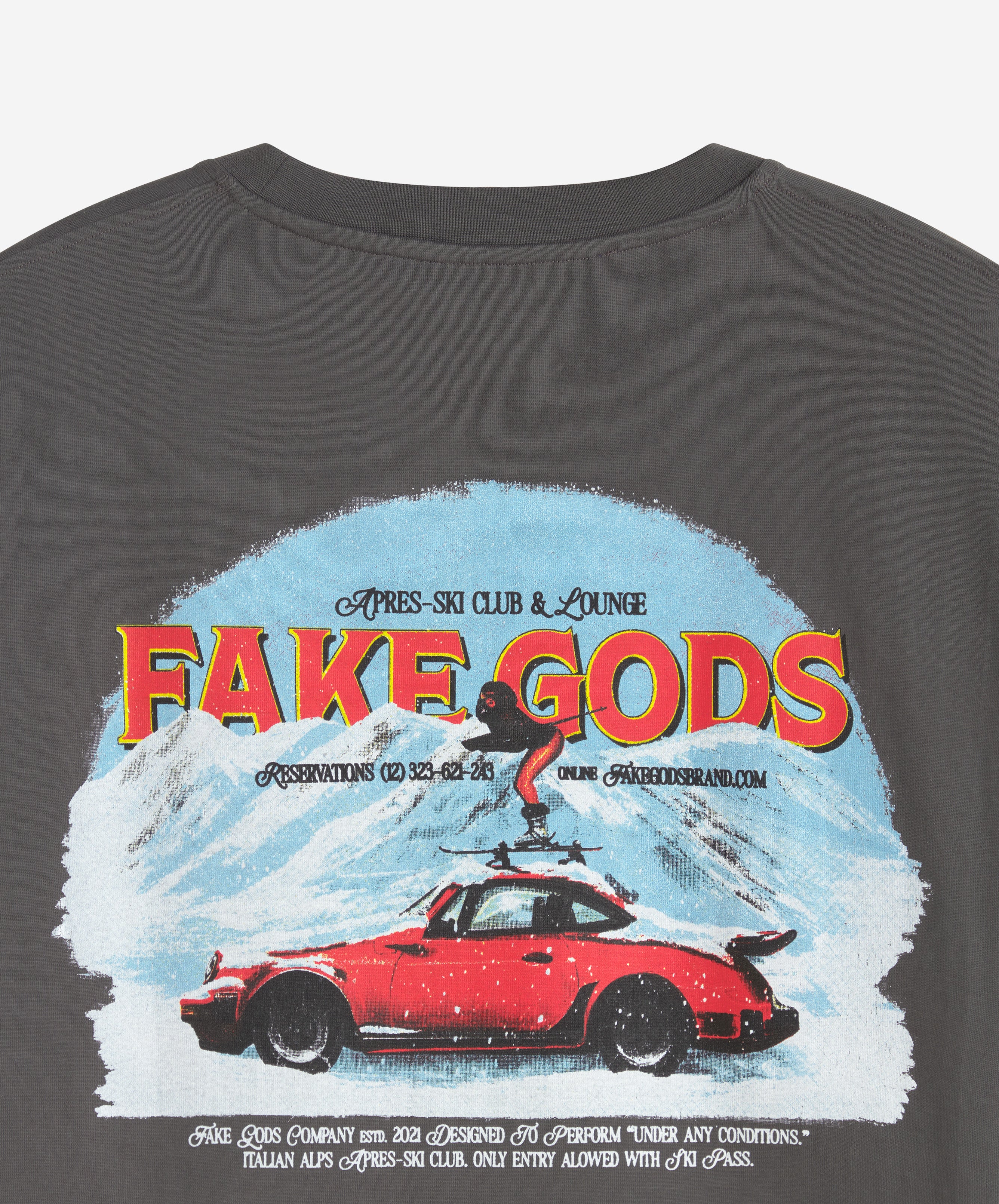 APRÈS SKI TEE DARK GREY