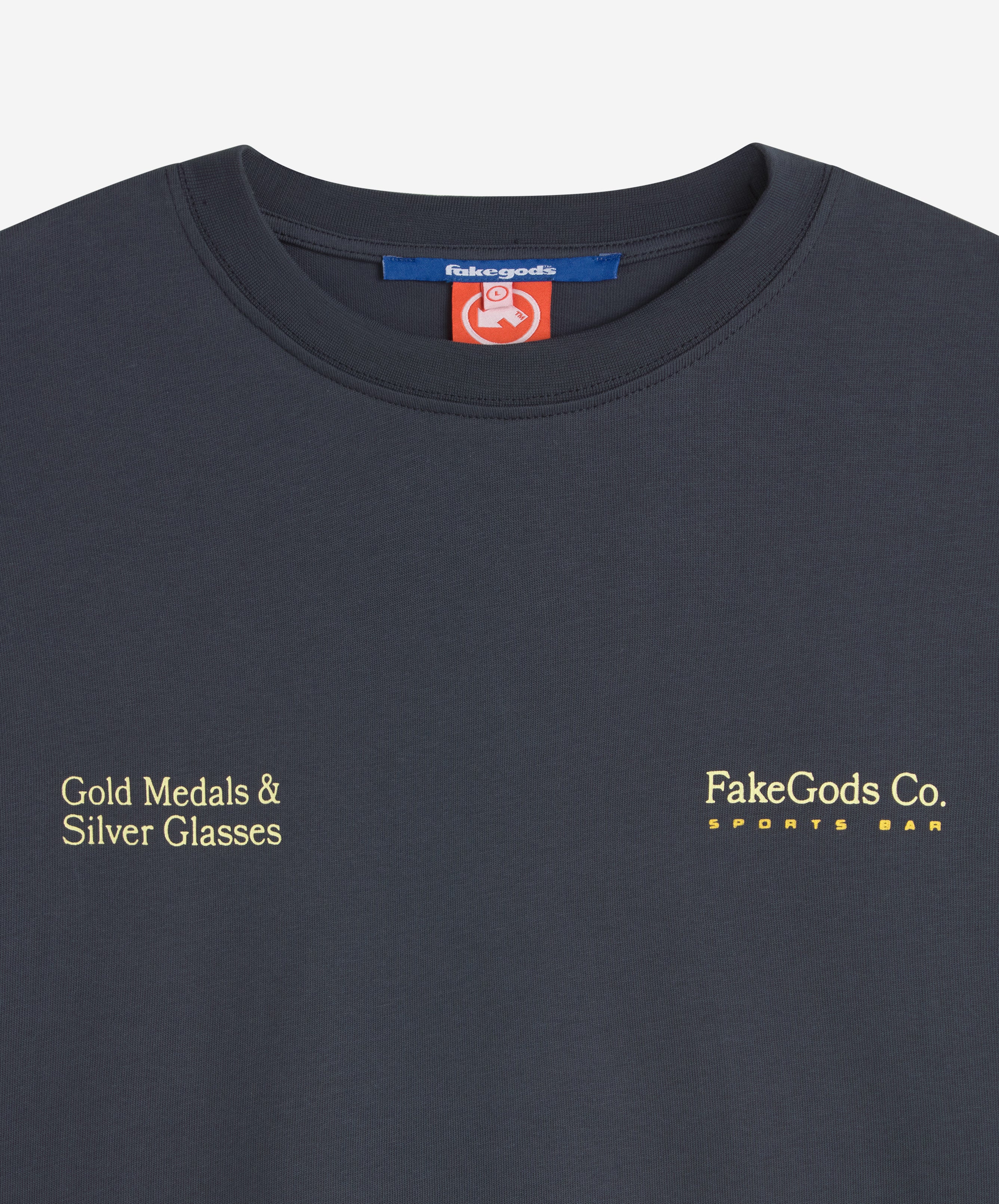 COCKTAIL TEE DARK GREY