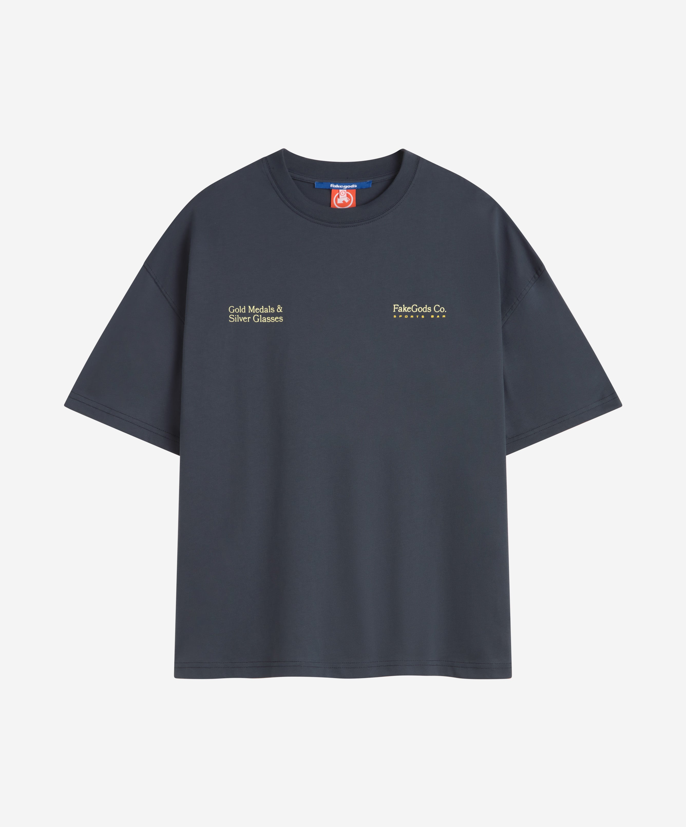 COCKTAIL TEE DARK GREY
