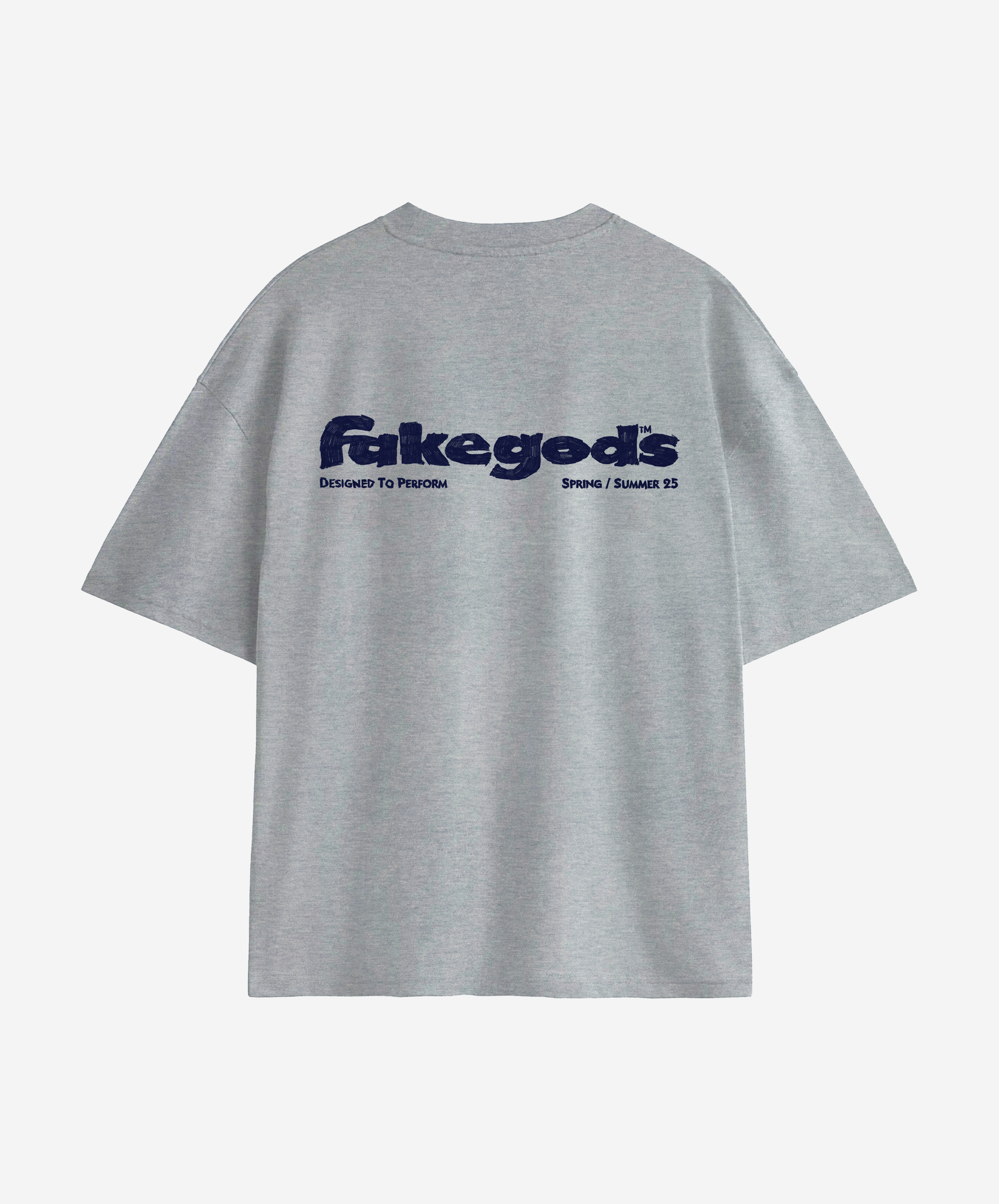 DROPPER BOXY TEE GREY