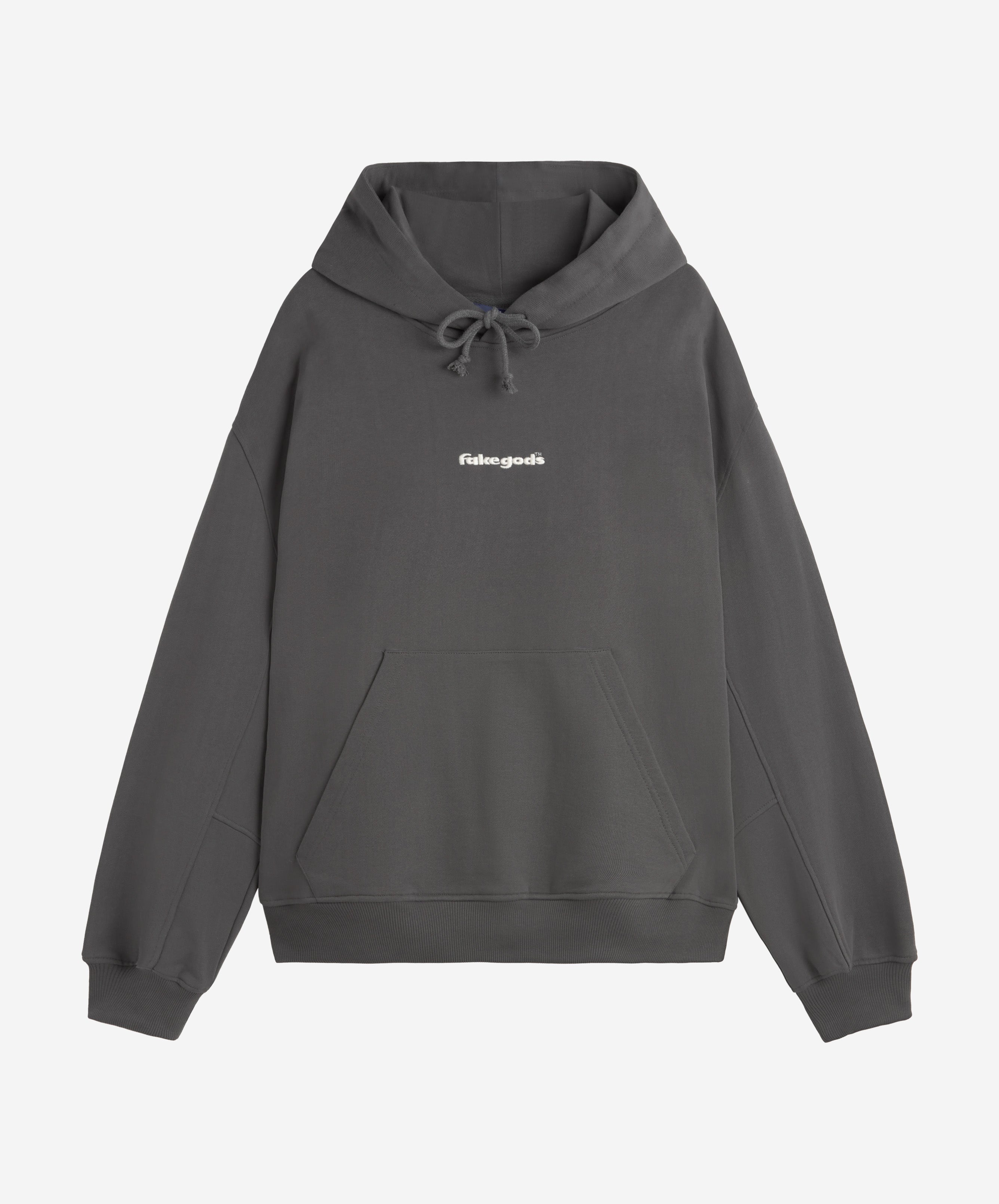 BACK TO BASICS HOODIE DARK GREY