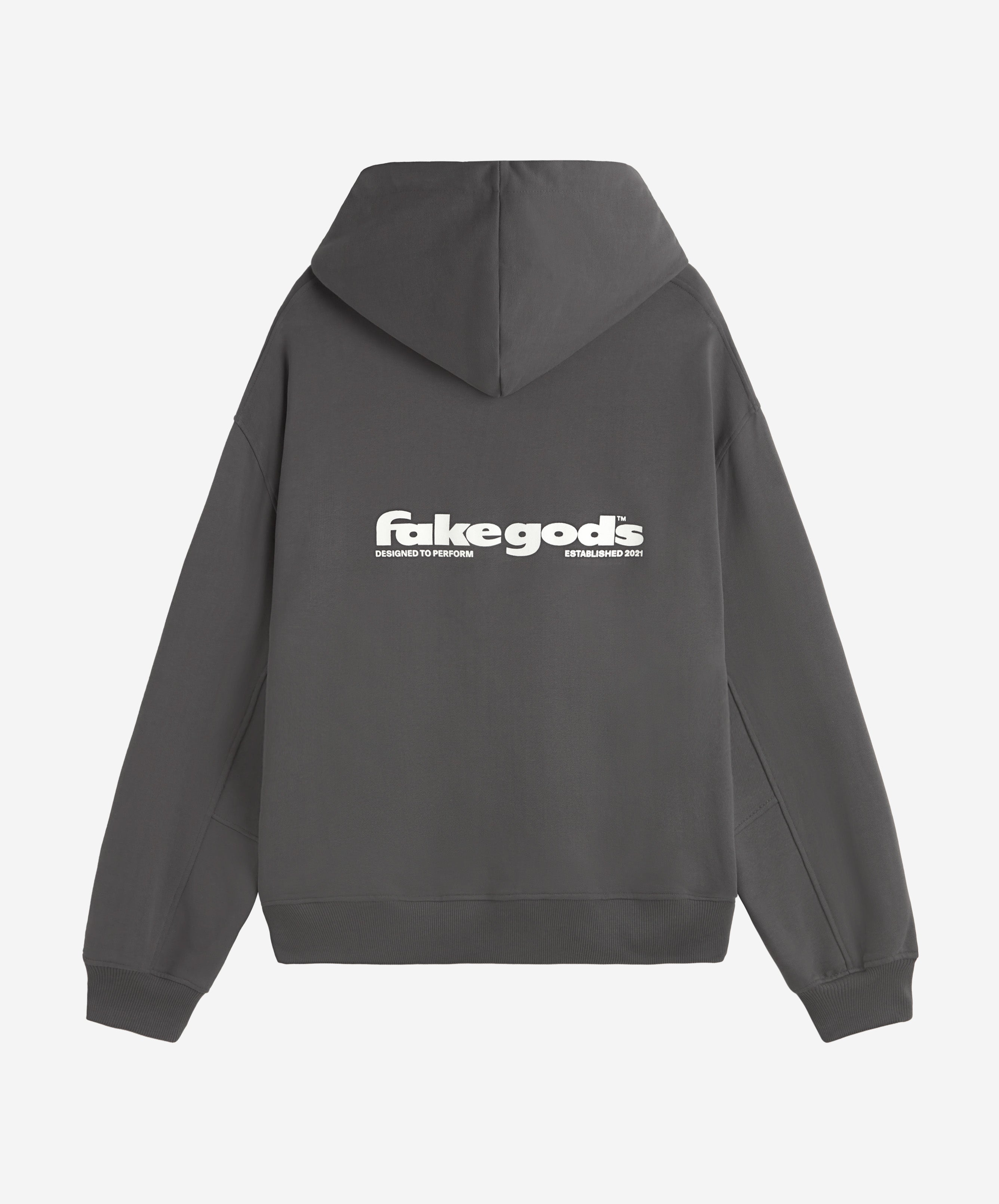 BACK TO BASICS HOODIE DARK GREY