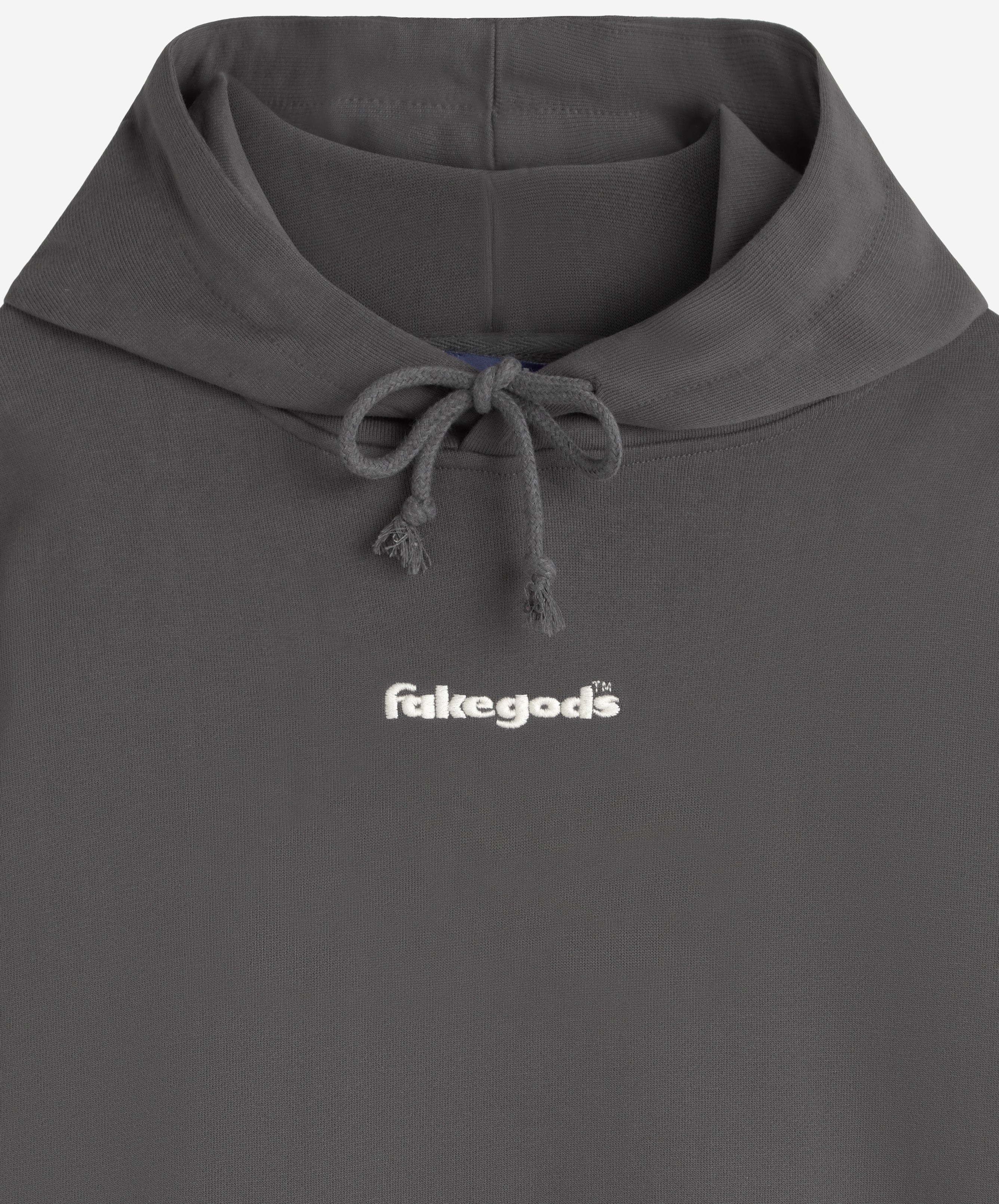 BACK TO BASICS HOODIE DARK GREY