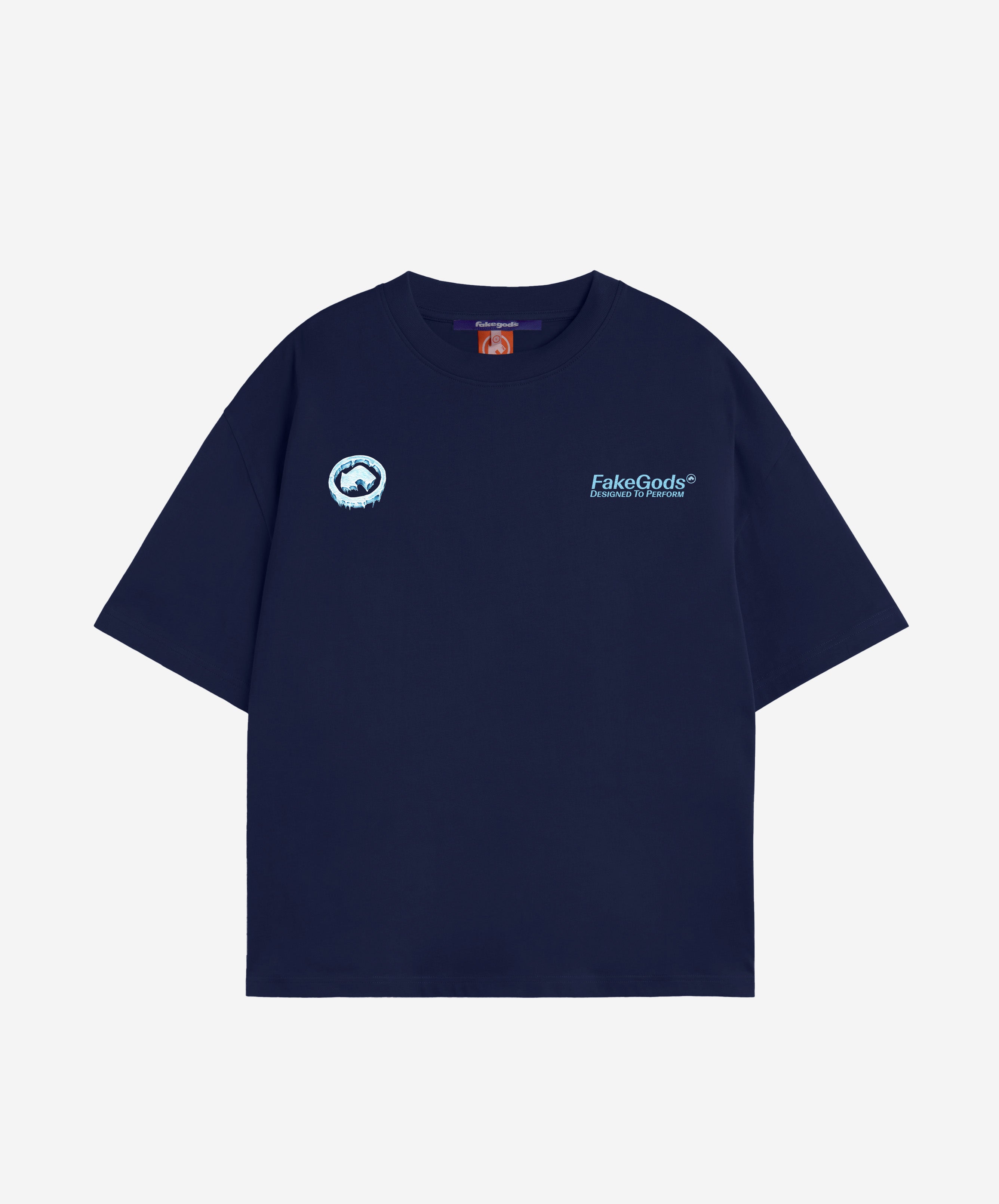 ICED LOGO TEE NAVY