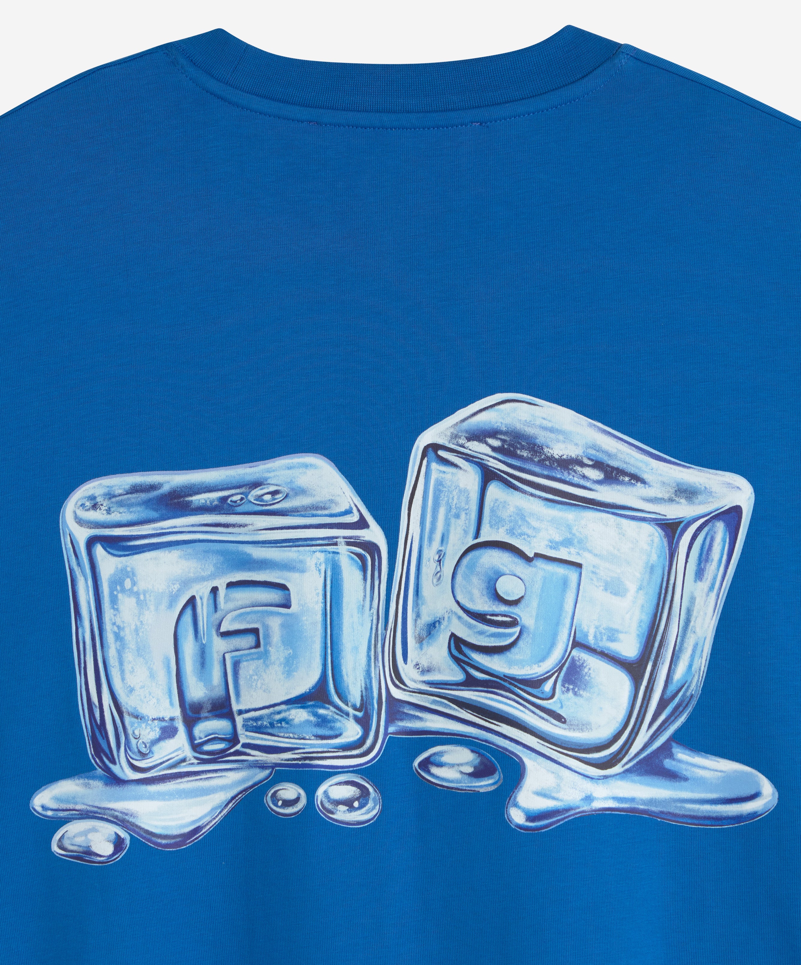 ICE CUBE TEE BLUE