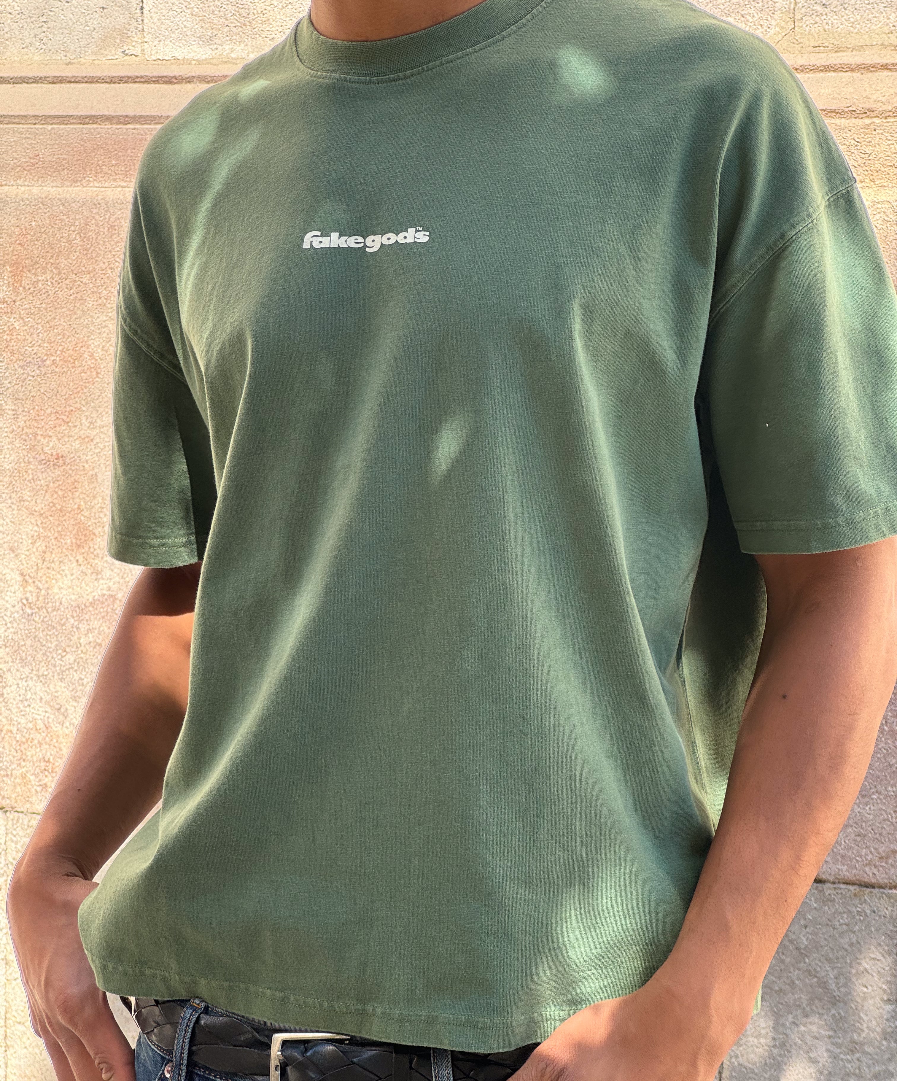 BACK TO BASICS TEE GREEN