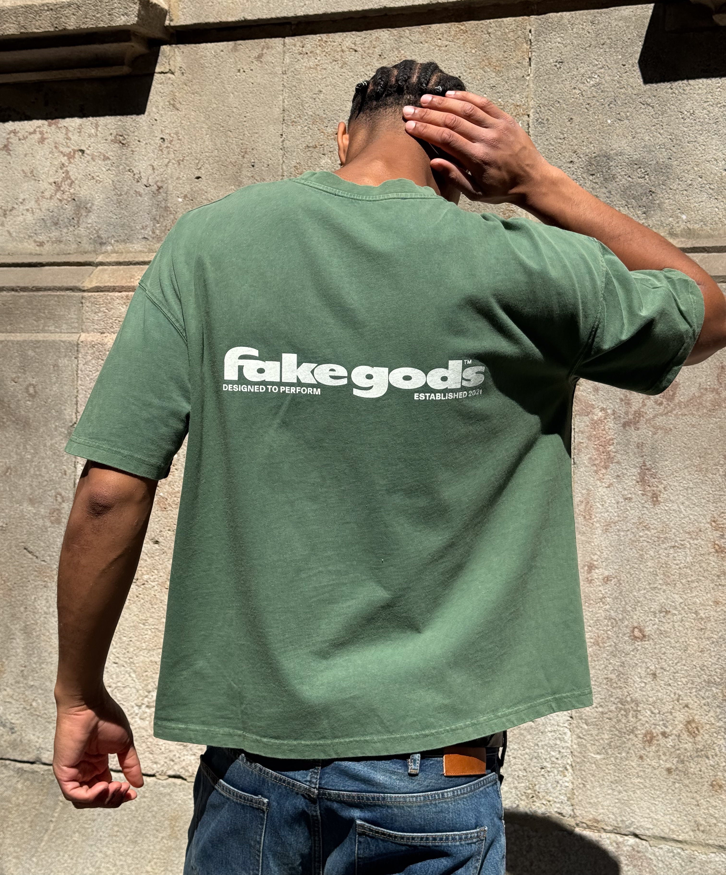 BACK TO BASICS TEE GREEN