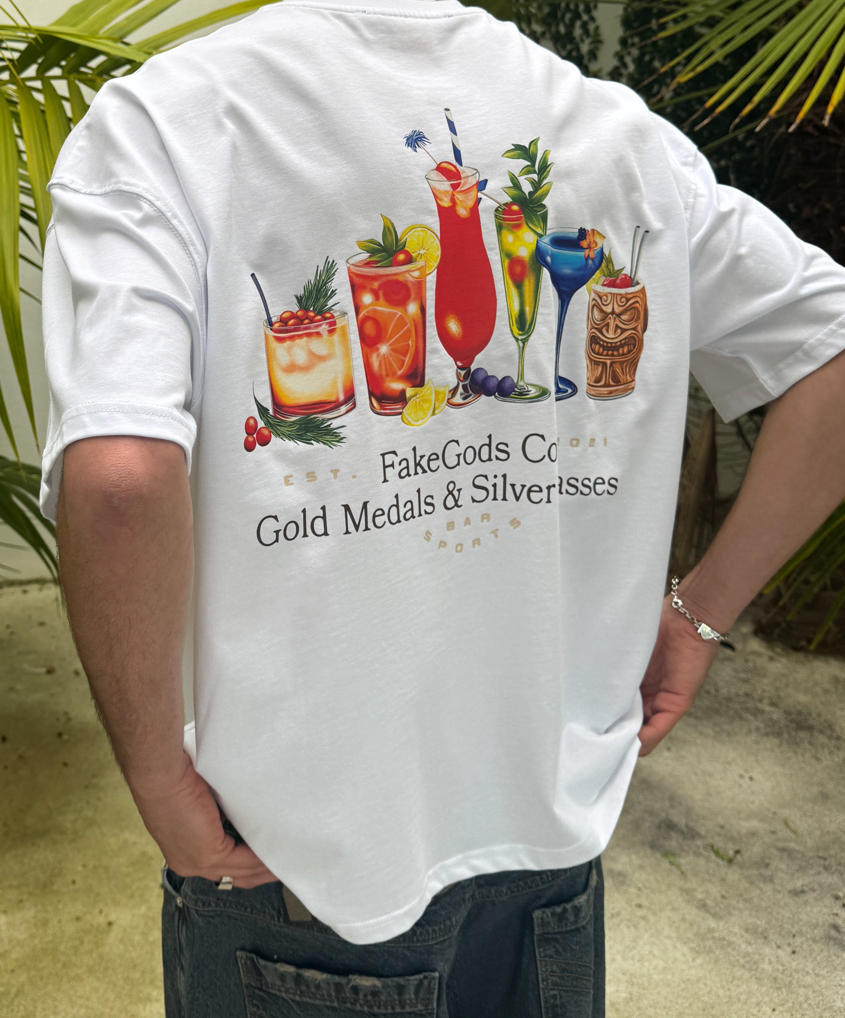 COCKTAIL TEE WHITE