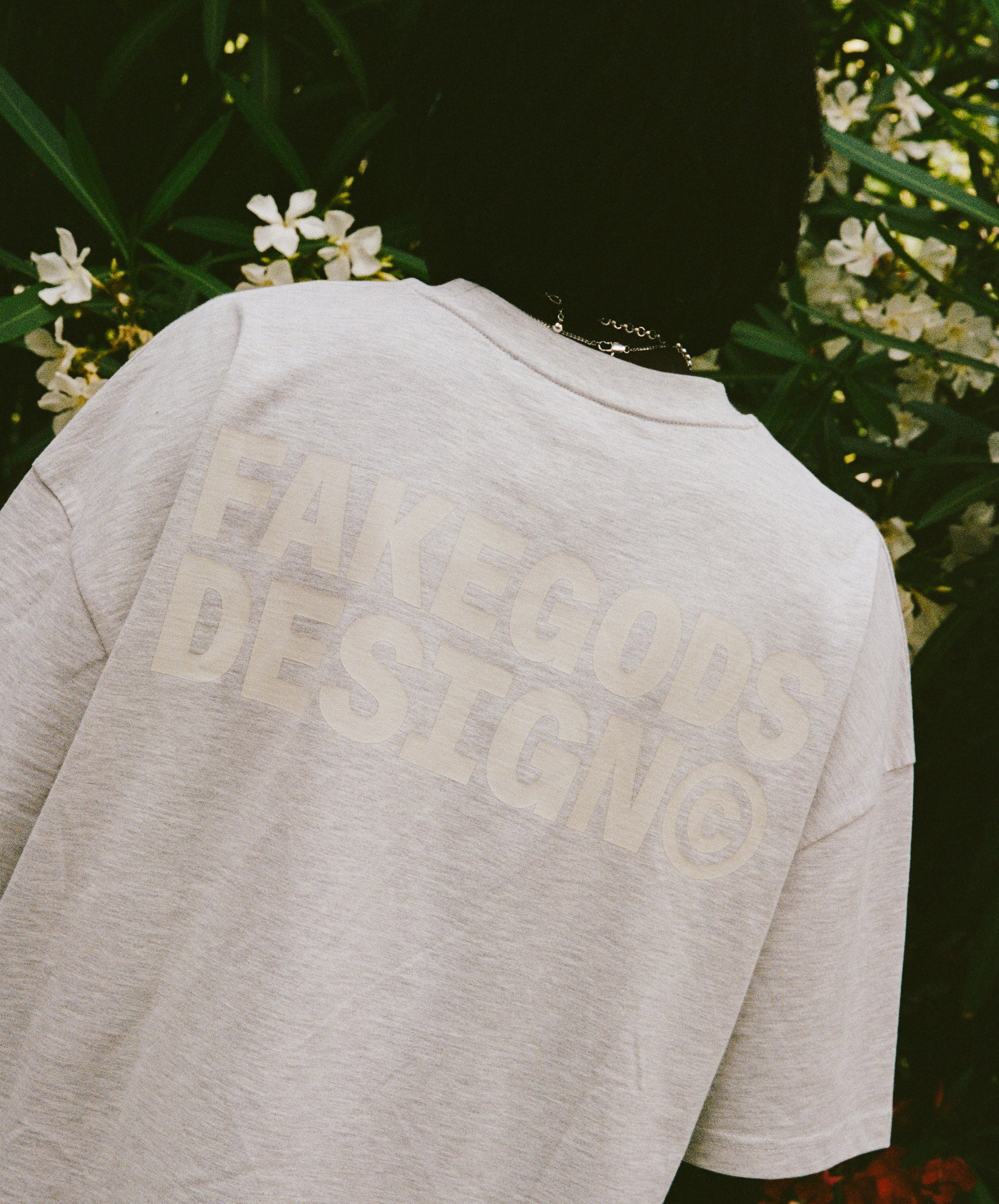 FG DESIGN TEE GREY MELANGE