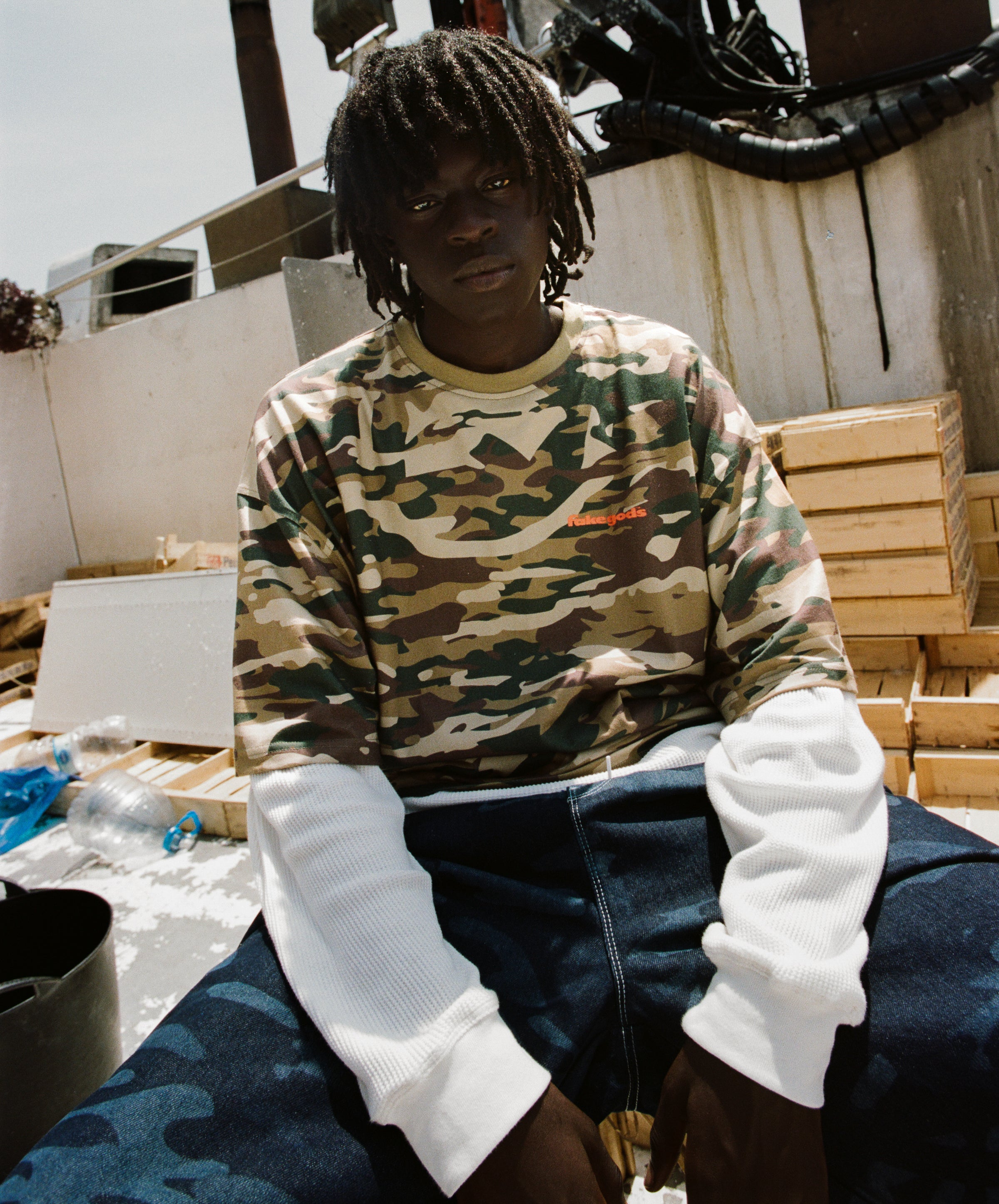 Camouflage Military Green Tee