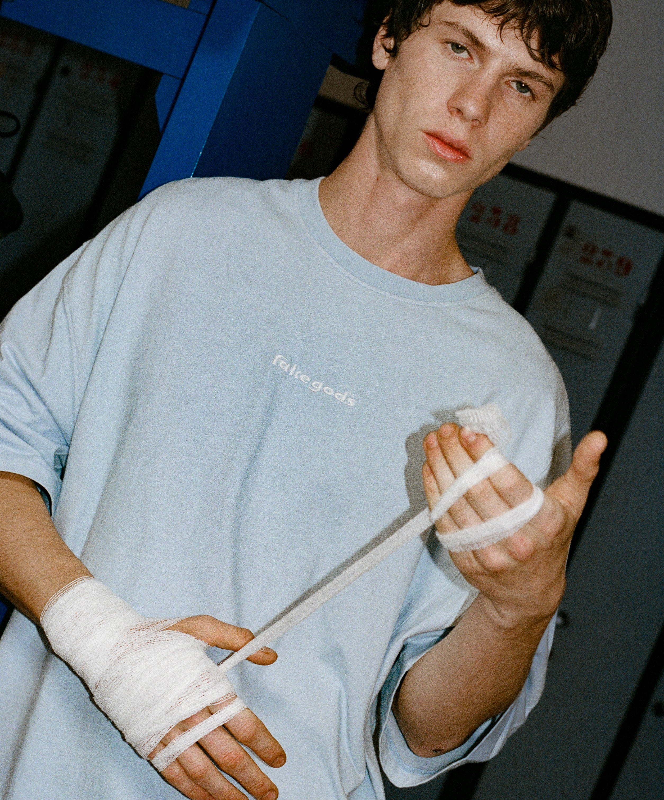 PERFORMANCE SPORTS TEE BLUE