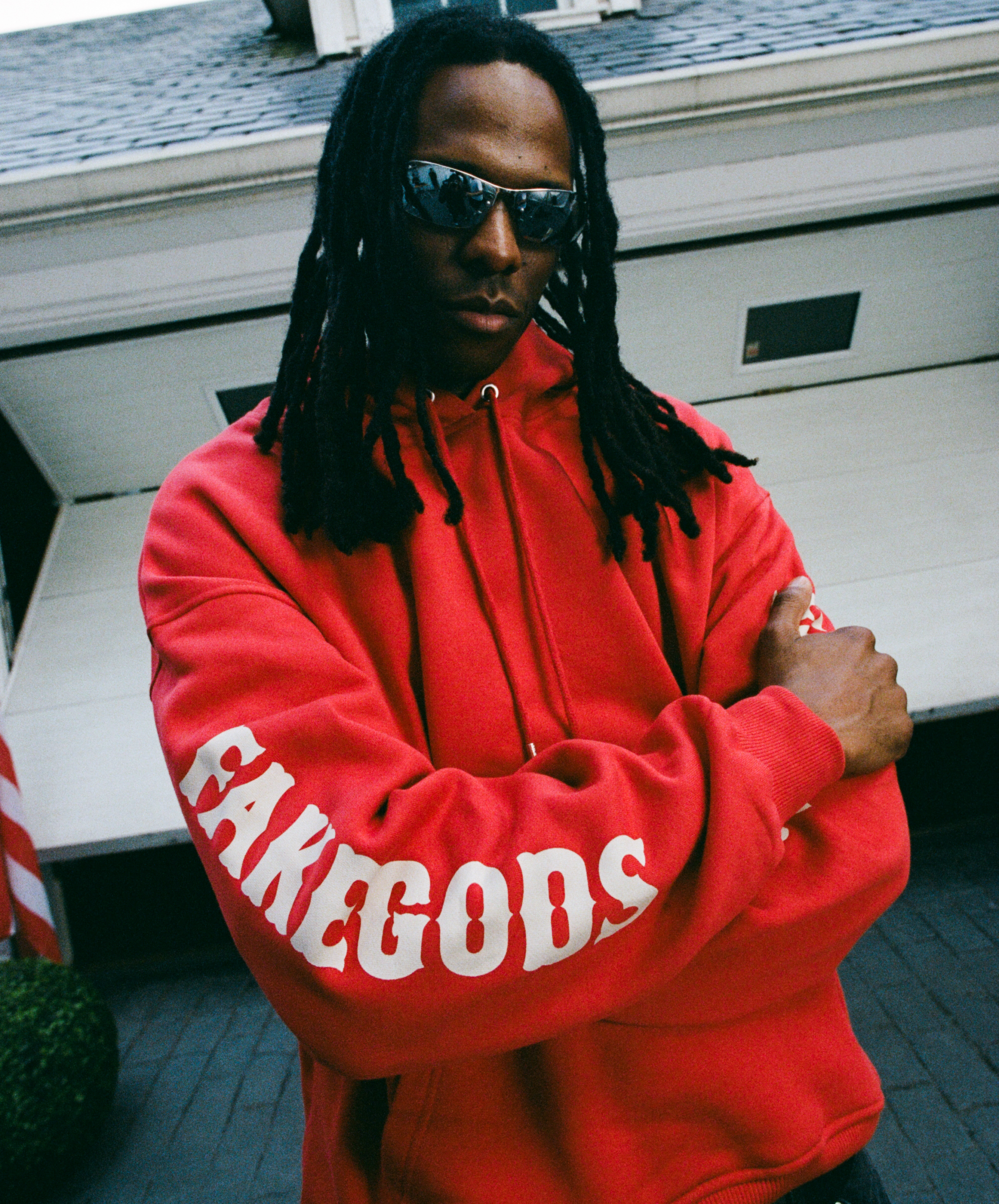 FAKEGODS HOODIE RED