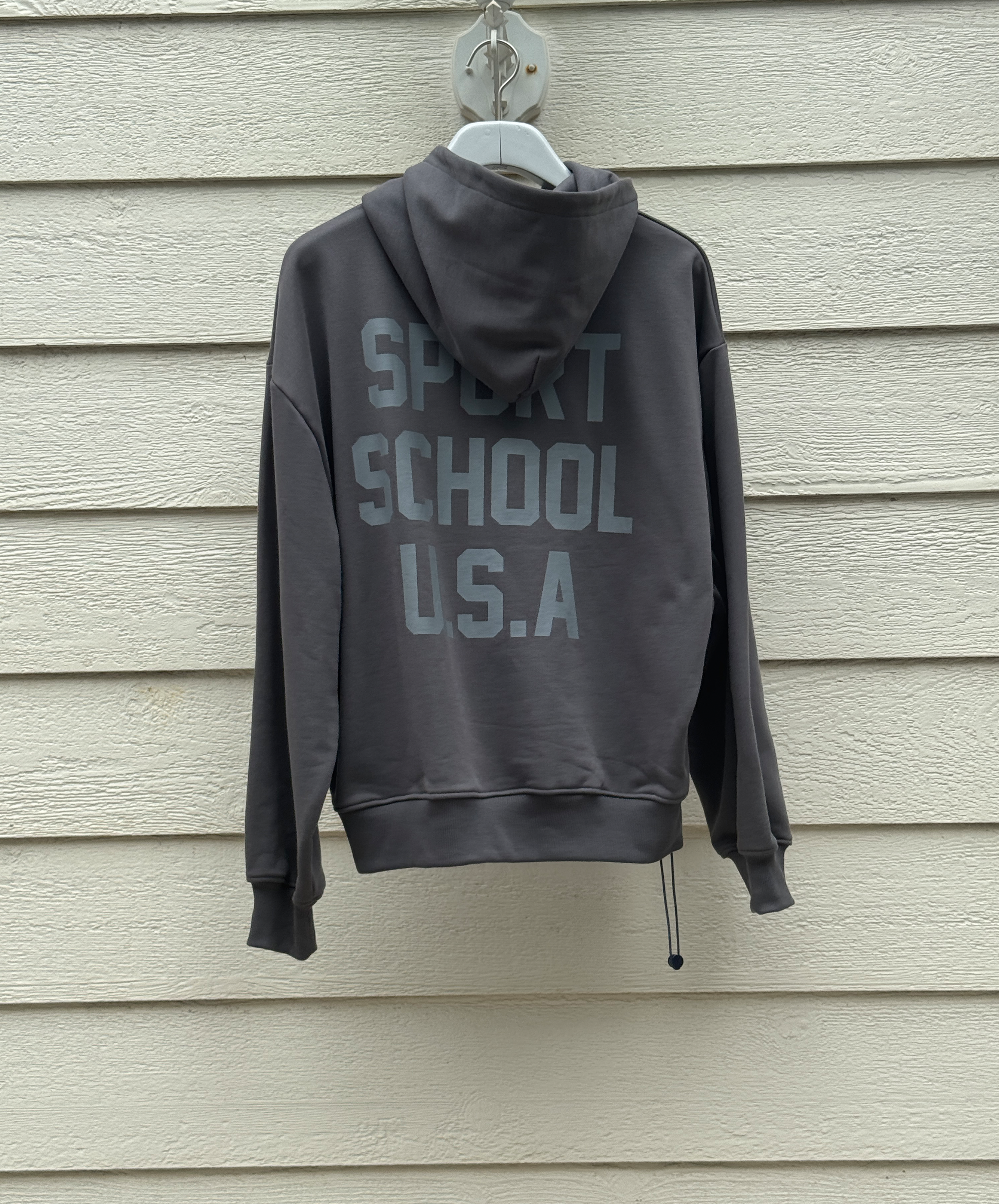 FG SCHOOL USA HOODIE DARK GREY