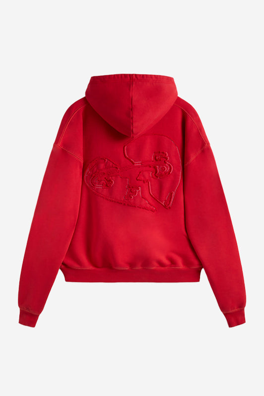 Gucci red dragon outlet hoodie