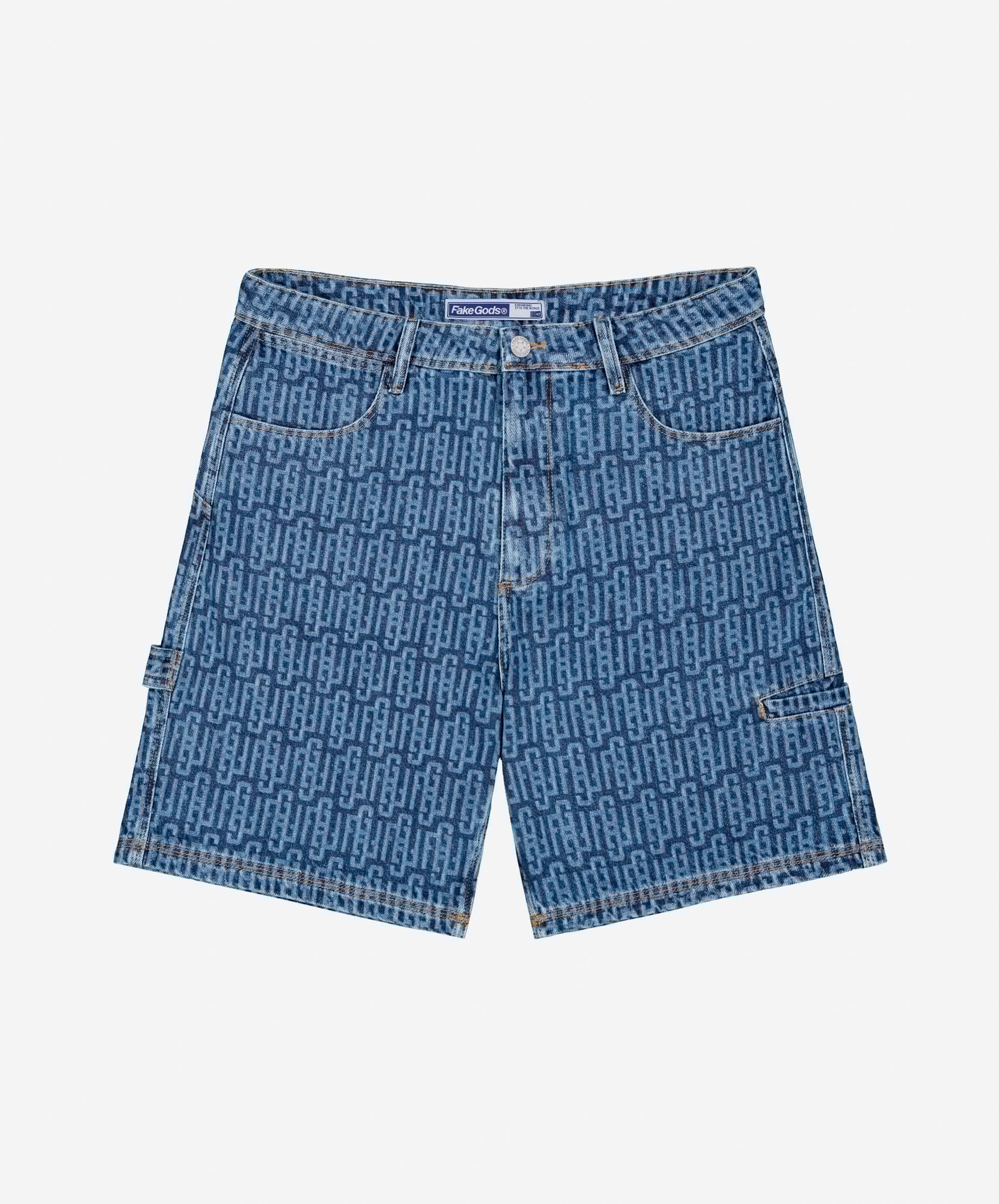 MONOGRAM SHORTS NAVY