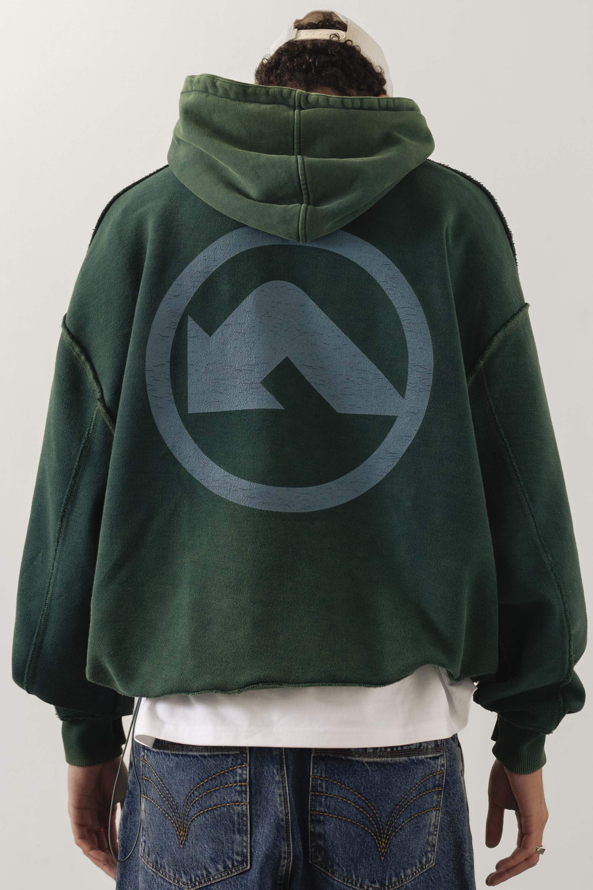 ALTER-EGO REVERSIBLE HOODIE GREEN