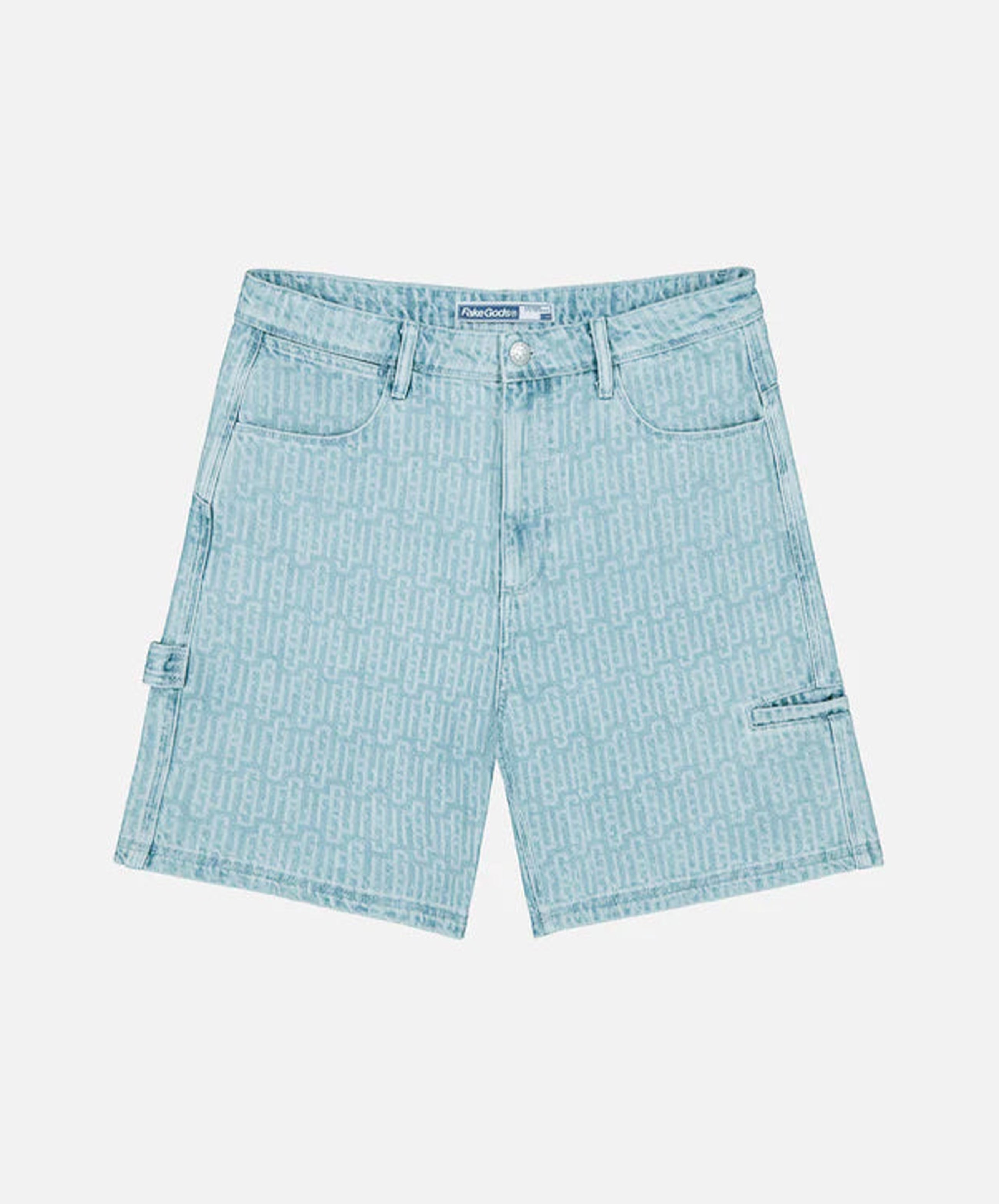 MONOGRAM SHORTS BLUE