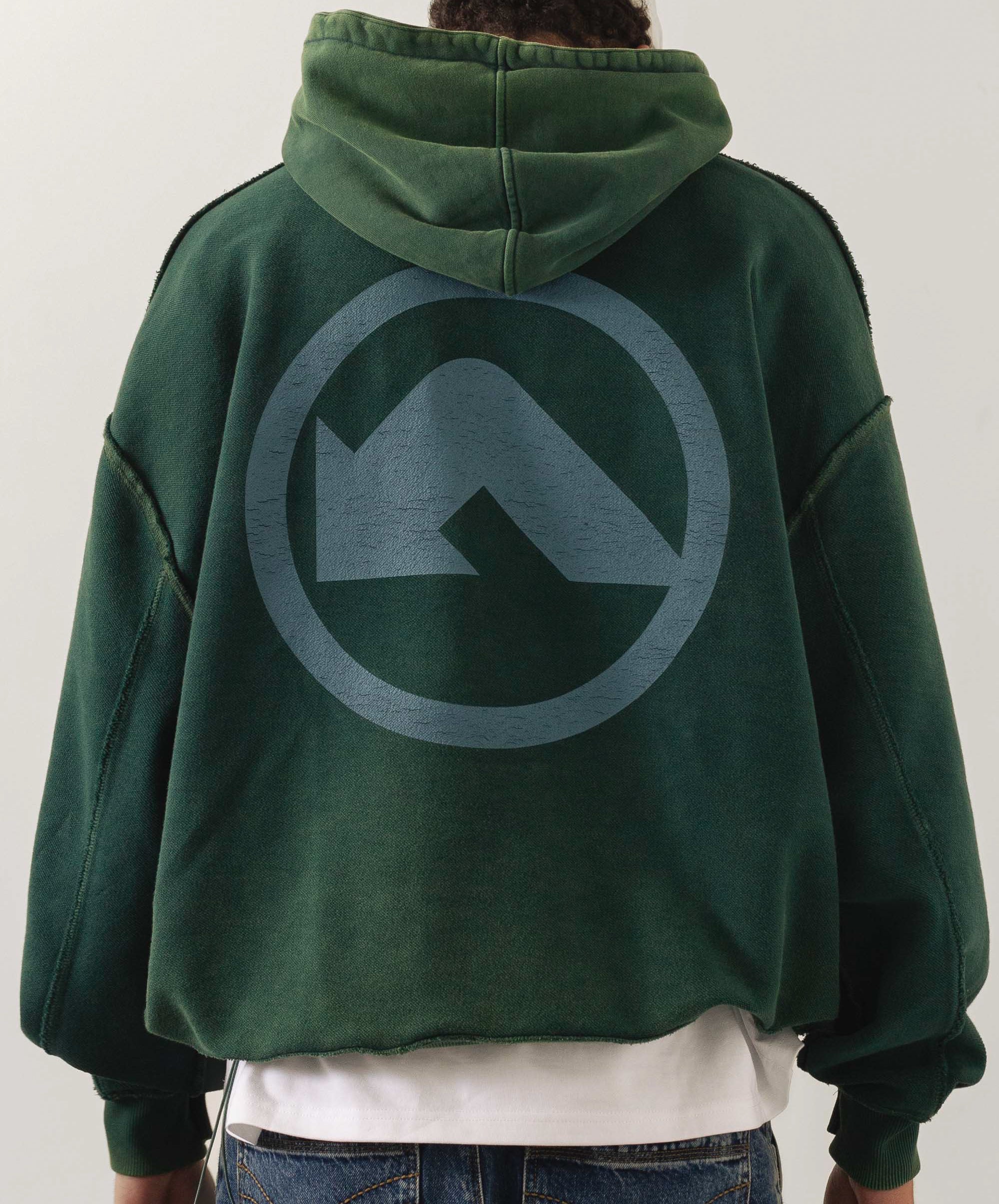 ALTER-EGO REVERSIBLE HOODIE GREEN