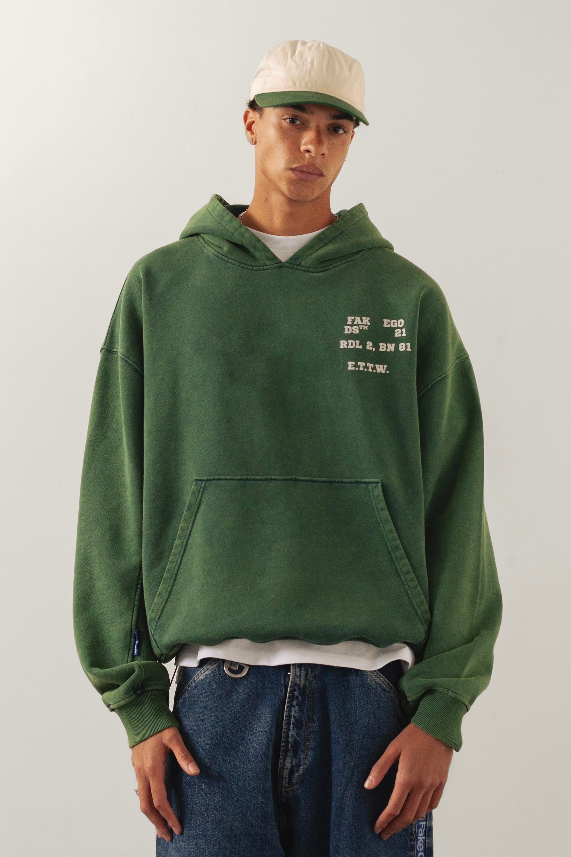 ALTER-EGO REVERSIBLE HOODIE GREEN