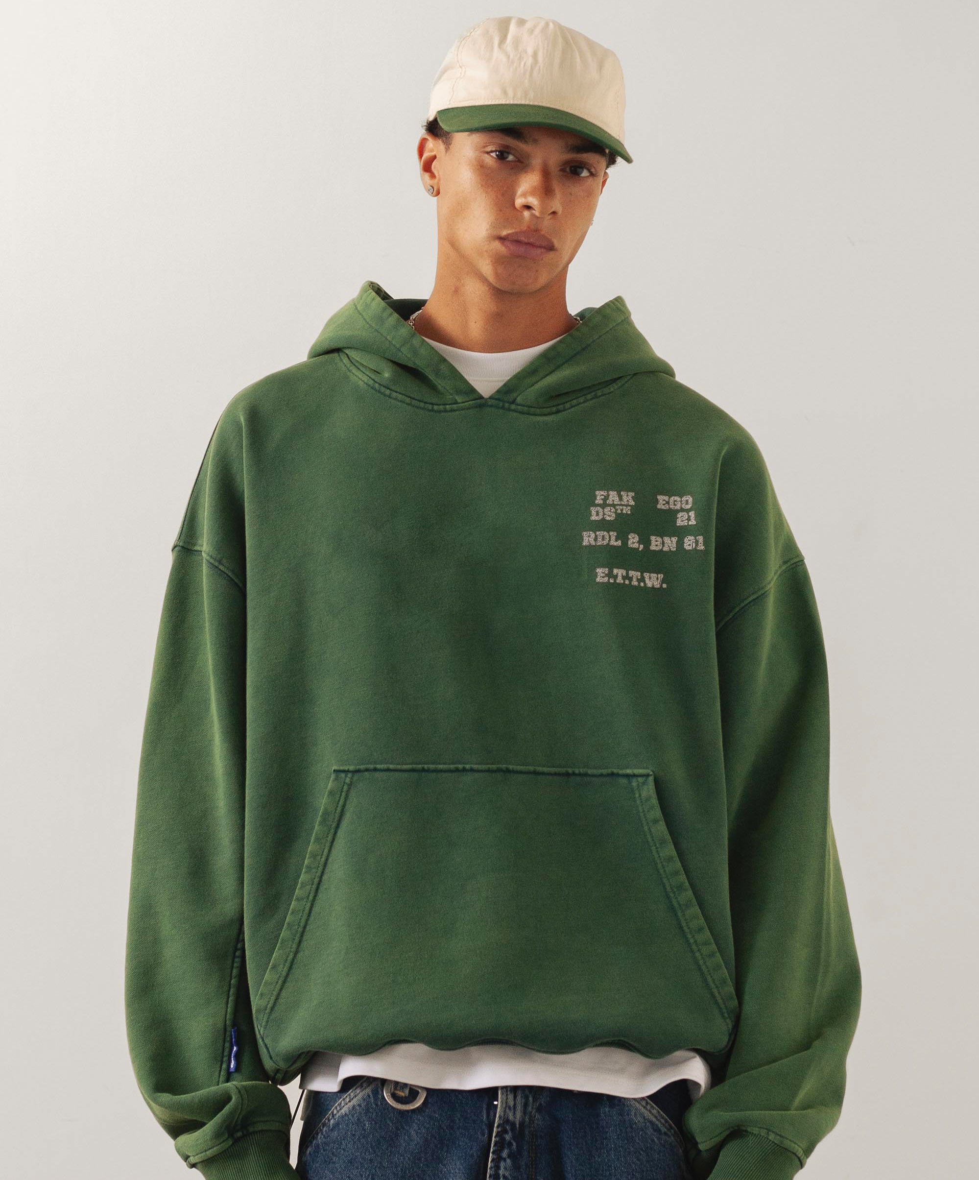 ALTER-EGO REVERSIBLE HOODIE GREEN