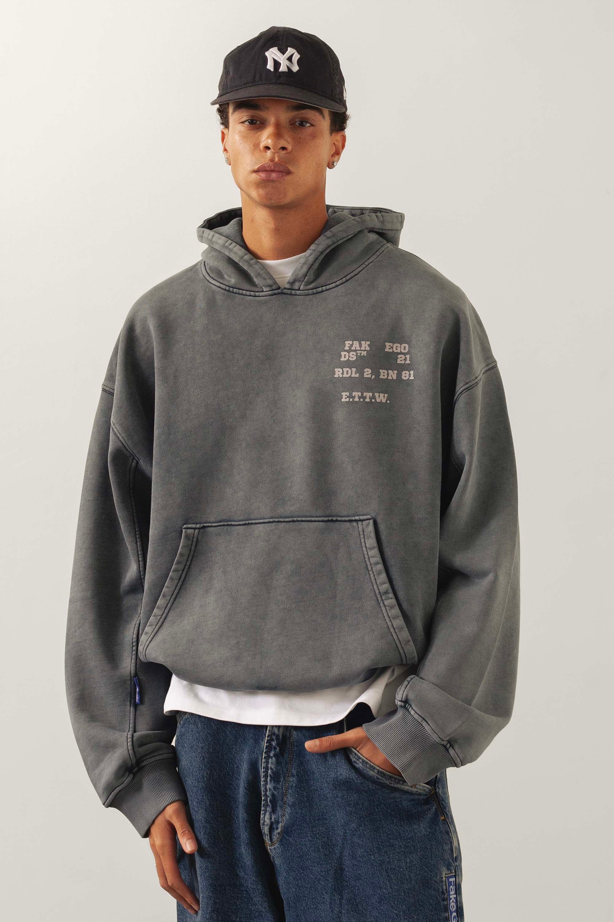 ALTER-EGO REVERSIBLE HOODIE GREY