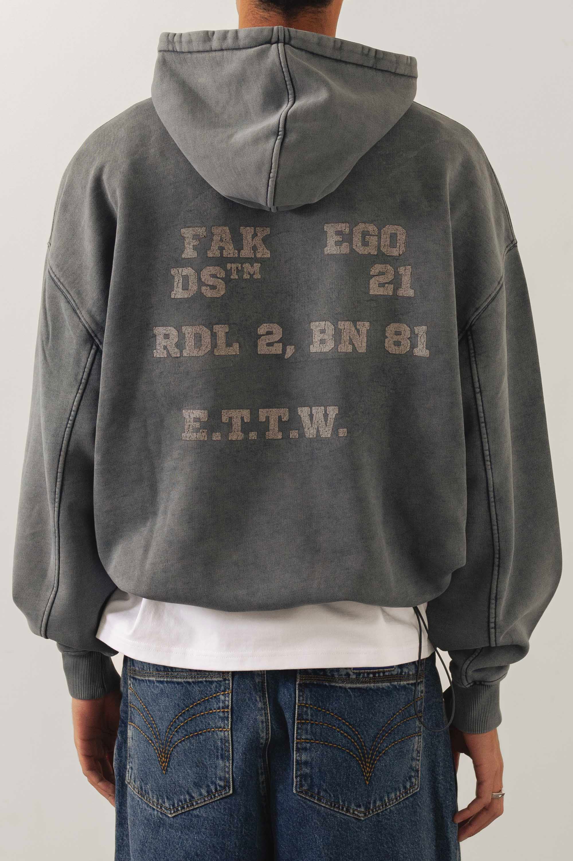 ALTER-EGO REVERSIBLE HOODIE GREY