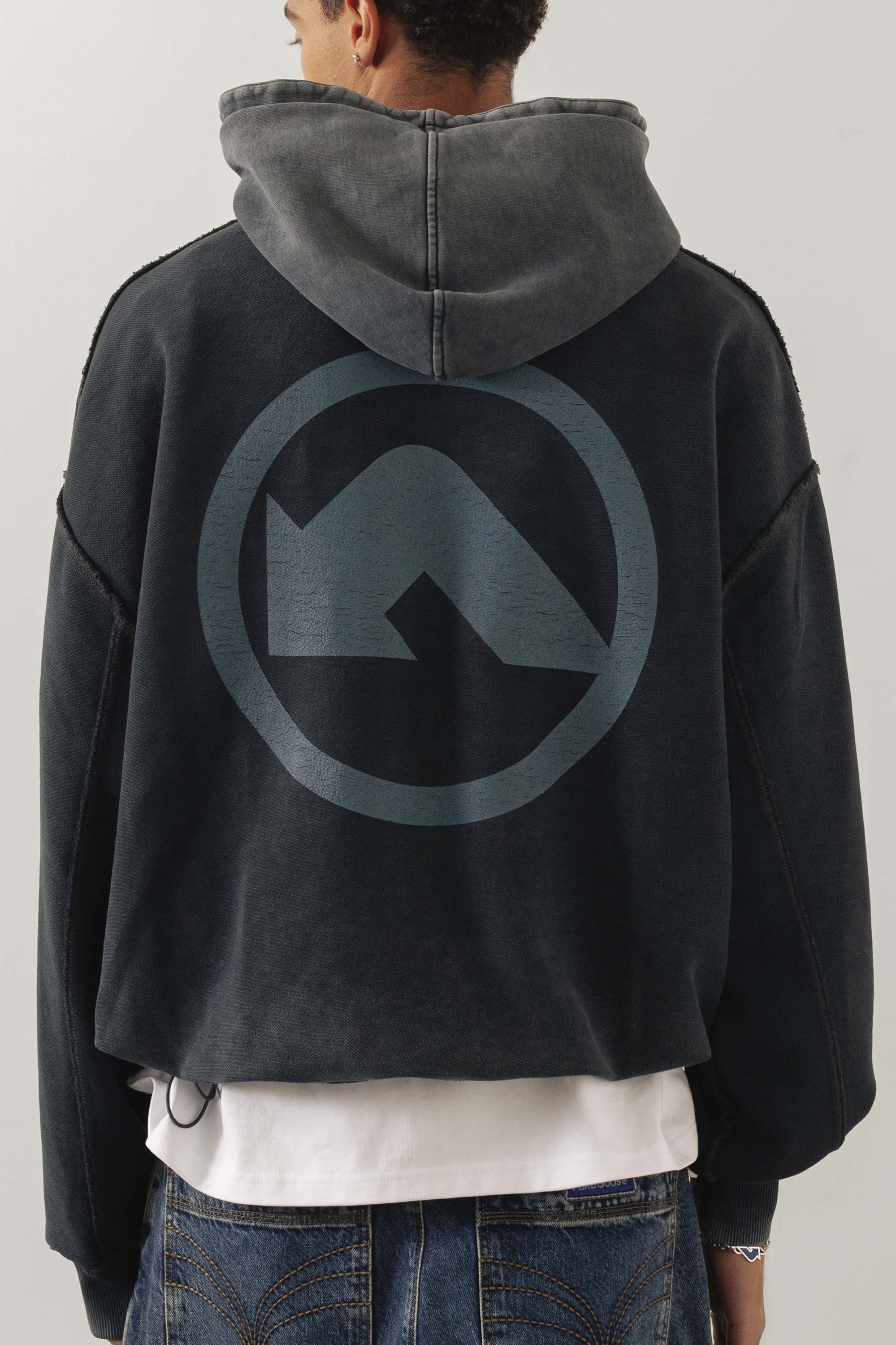 ALTER-EGO REVERSIBLE HOODIE GREY