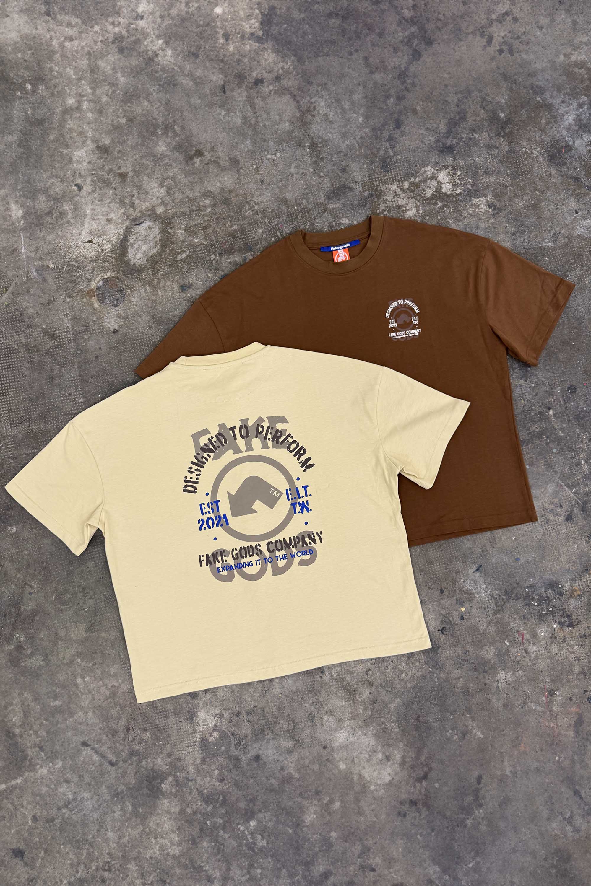 HIGHWAY TEE BROWN