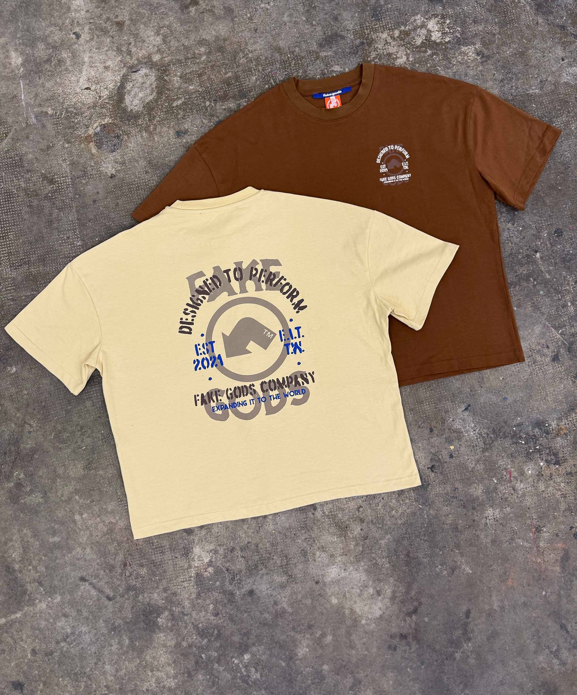 HIGHWAY TEE BROWN