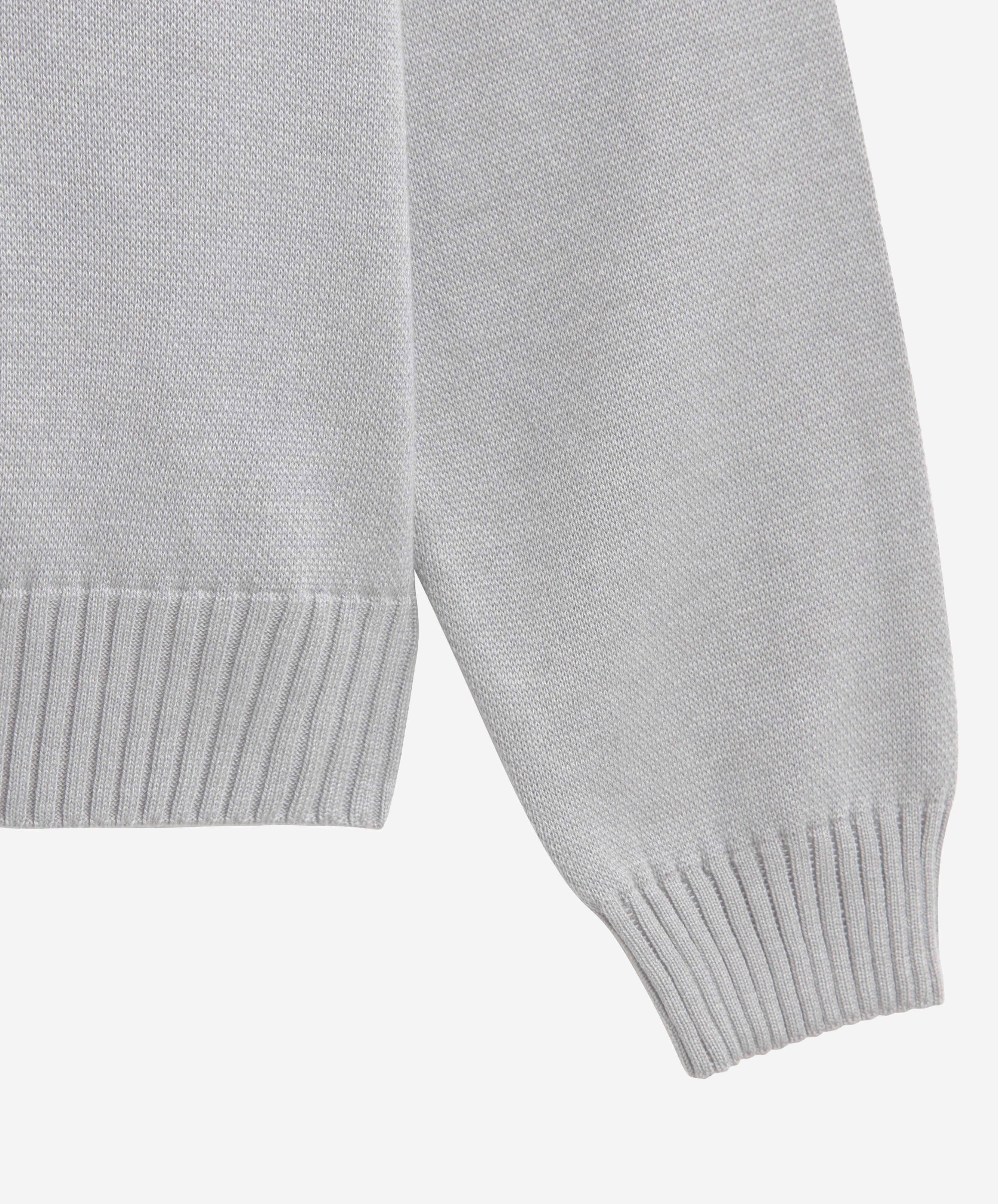 VALENTINE'S KNITTED SWEATER LIGHT GREY