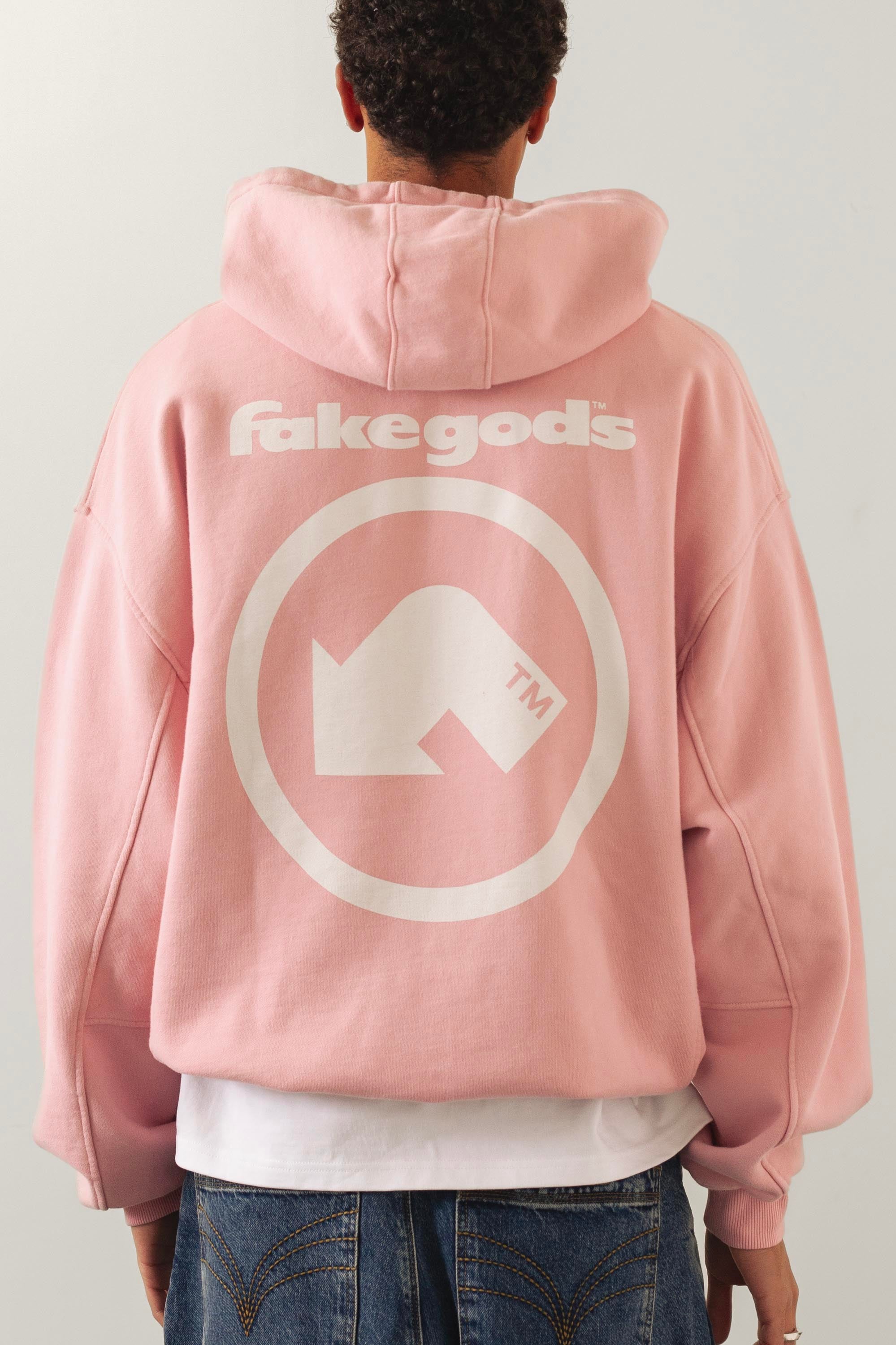 TM WASHED HOODIE ROSE