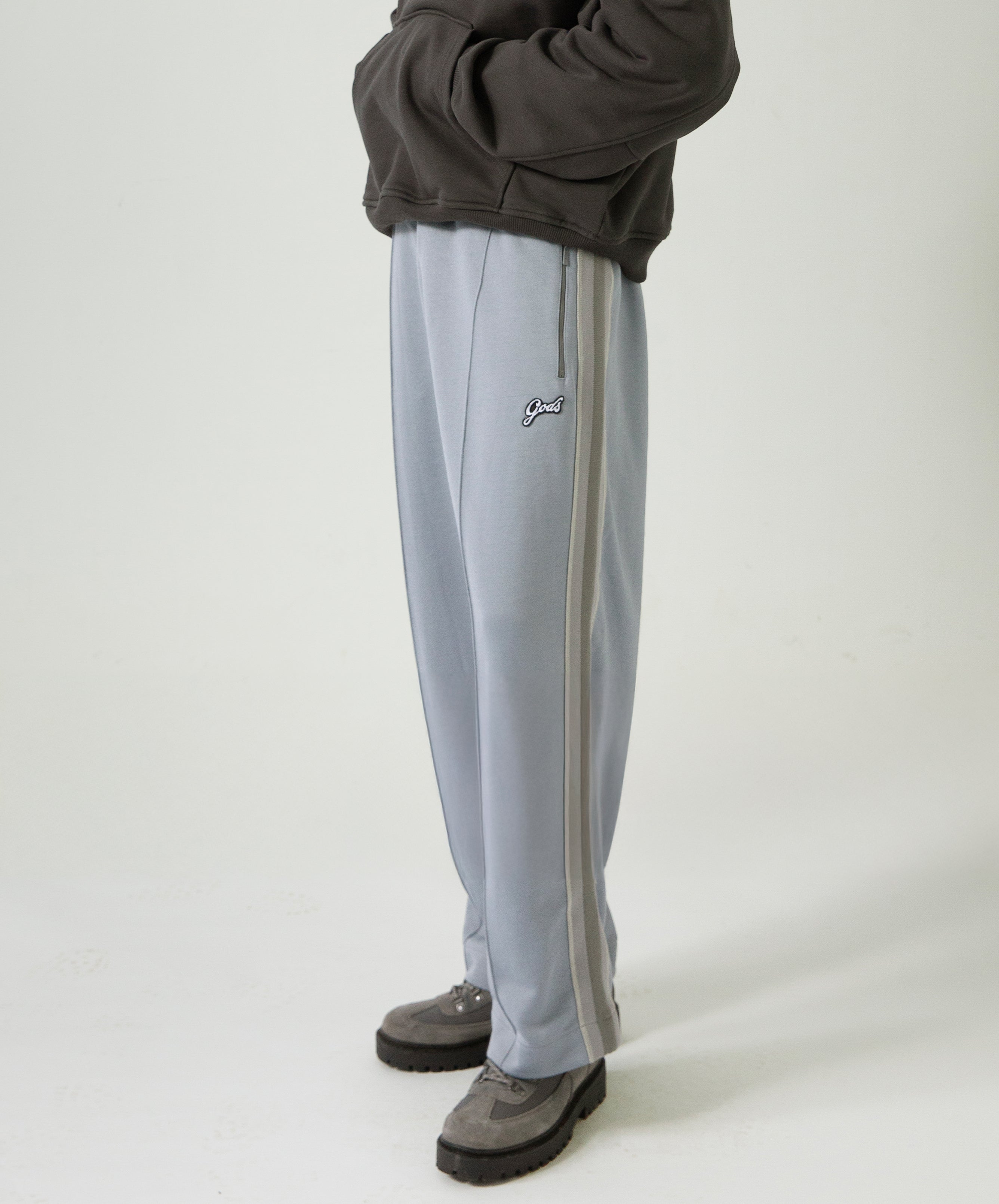 TRACK TROUSERS LIGHT GRAY