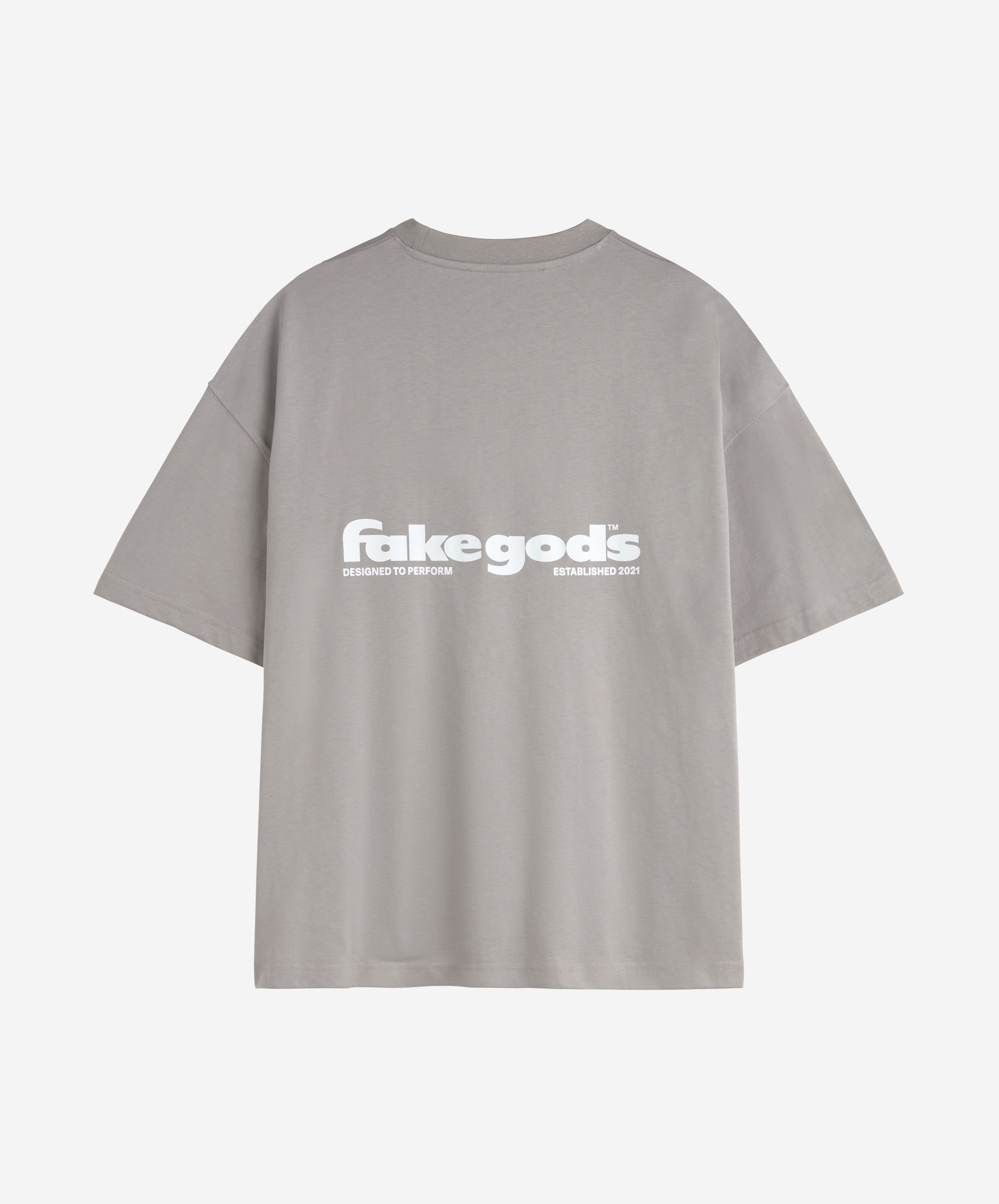 BACK TO BASICS TEE MID GREY