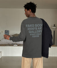 ART GALLERY LONGSLEEVE DARK GREY
