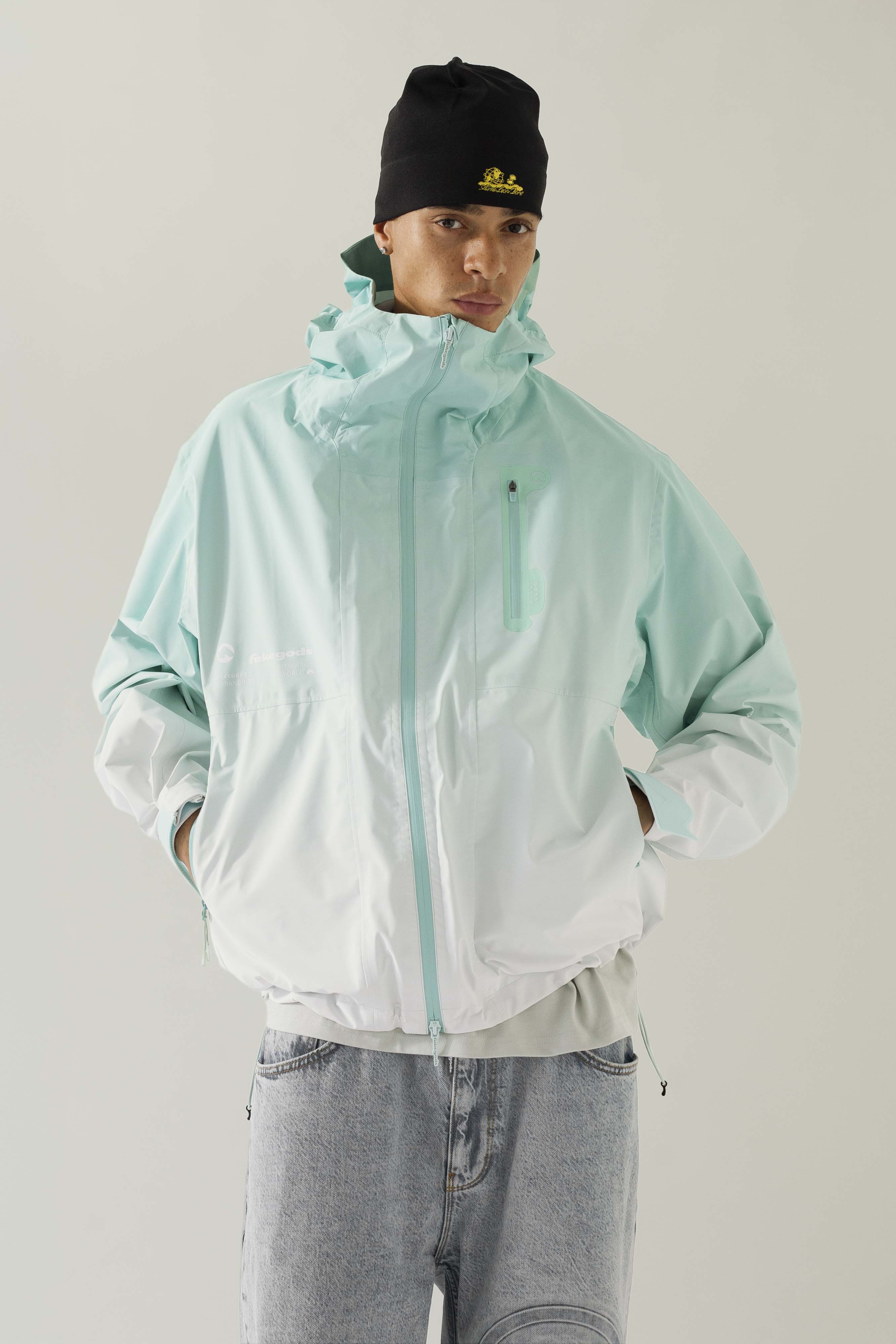 3-LAYER JACKET BLUE