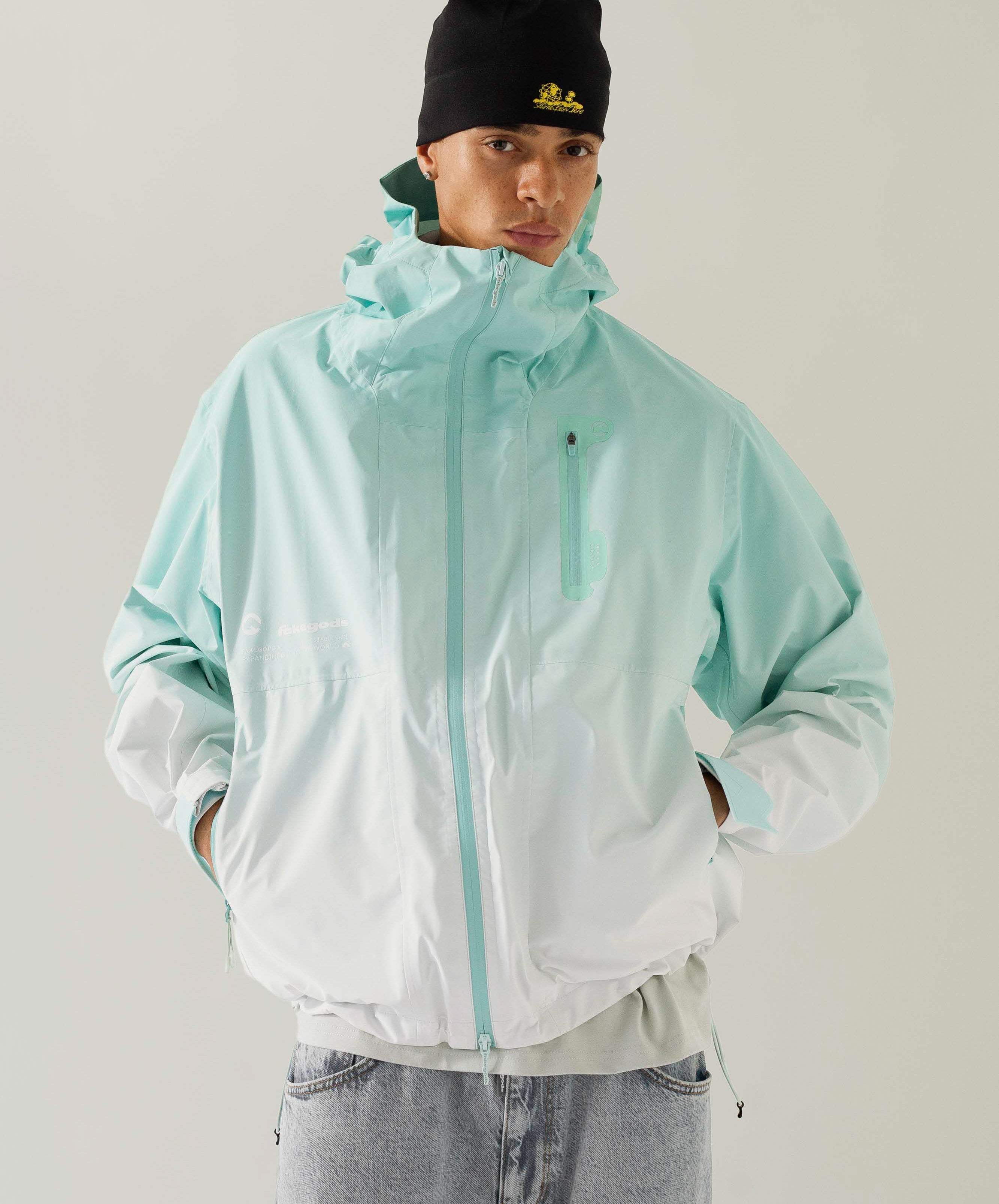 3-LAYER JACKET BLUE