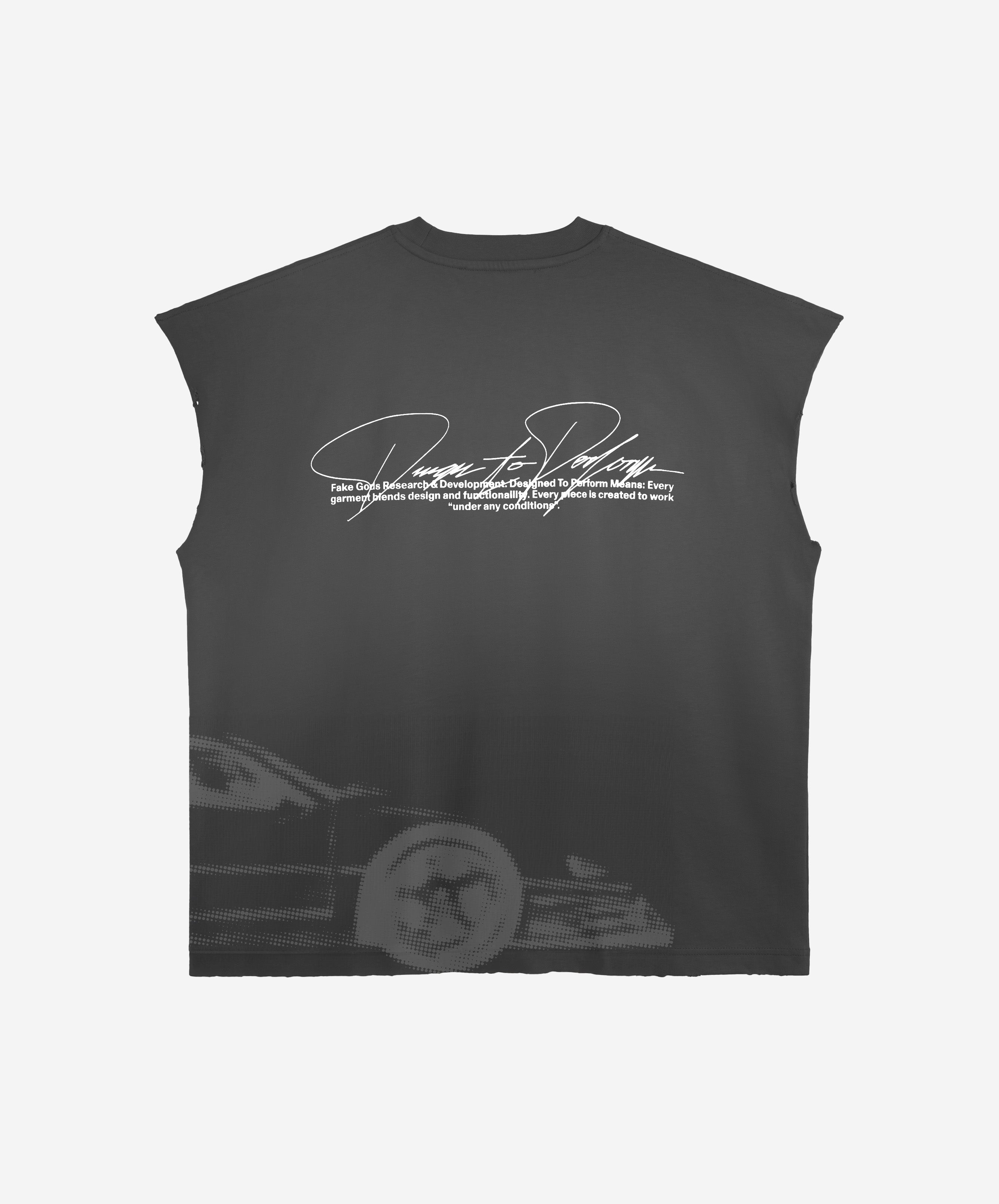 GRAND PRIX SUNFADED SLEEVELESS BLACK