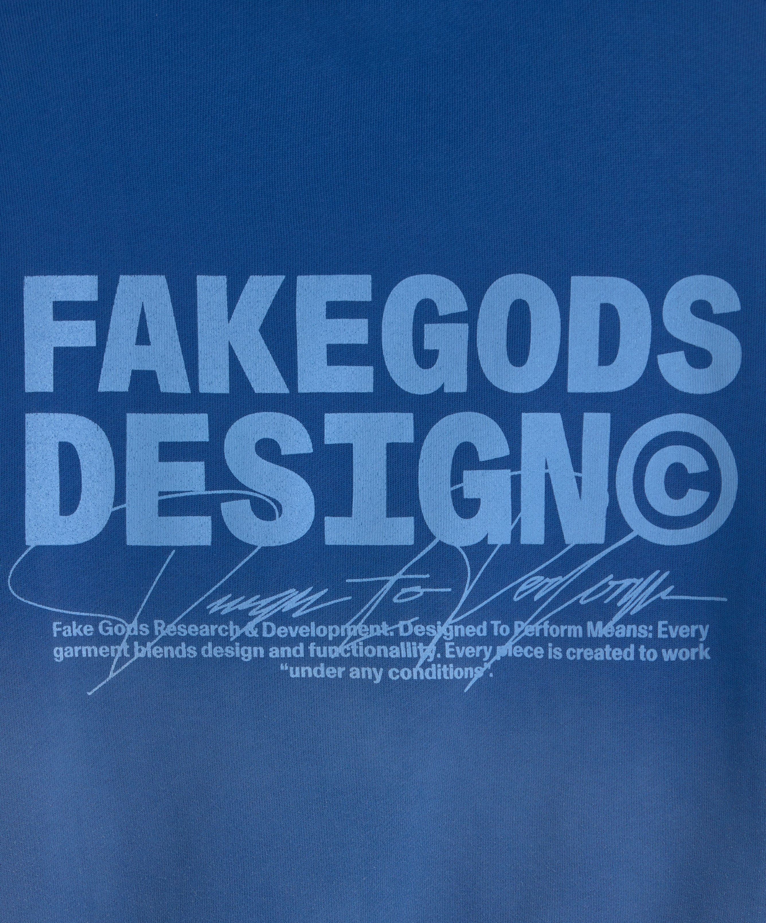 DESIGNER HOODIE BLUE