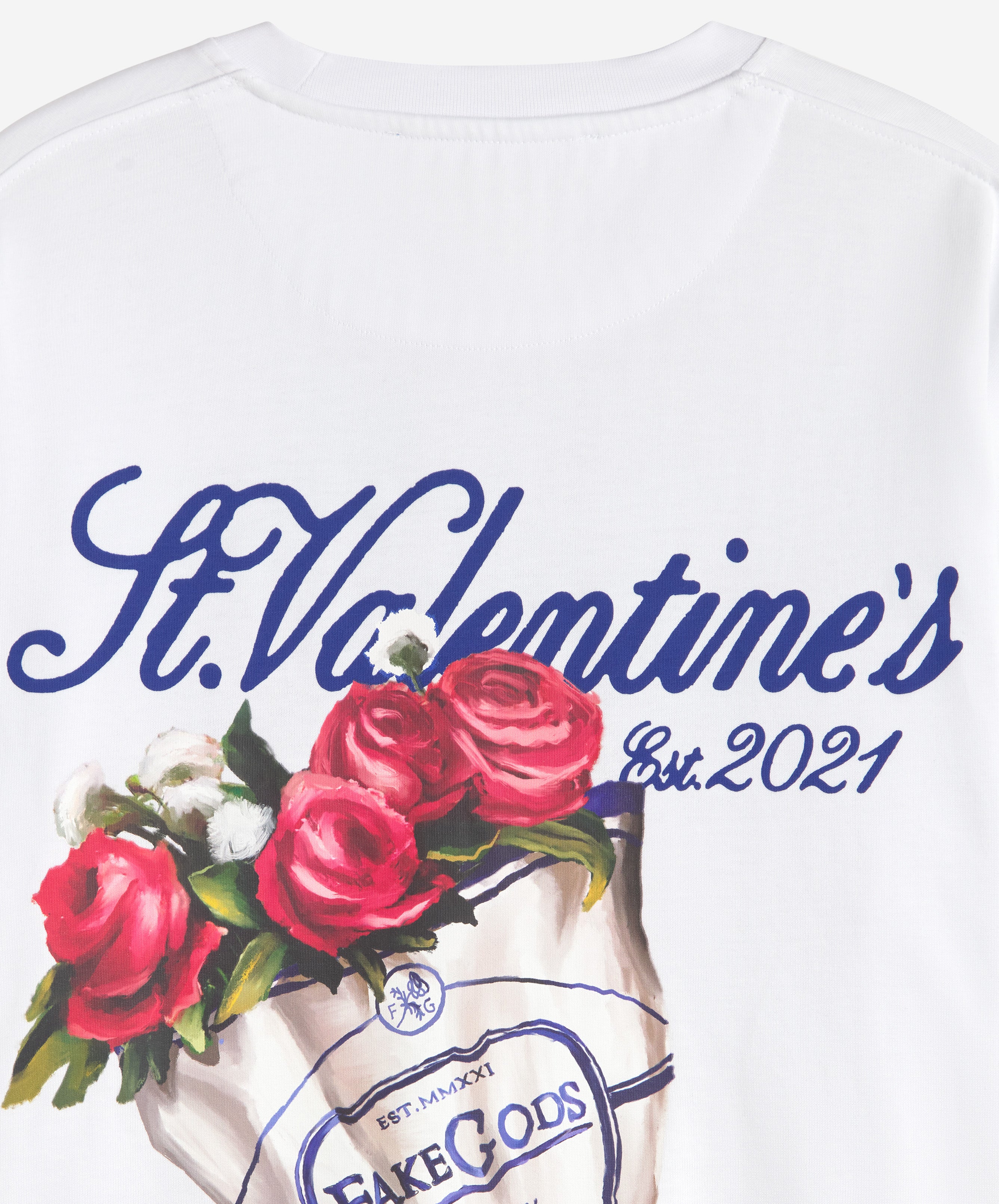 ROSE BOUQUET TEE WHITE