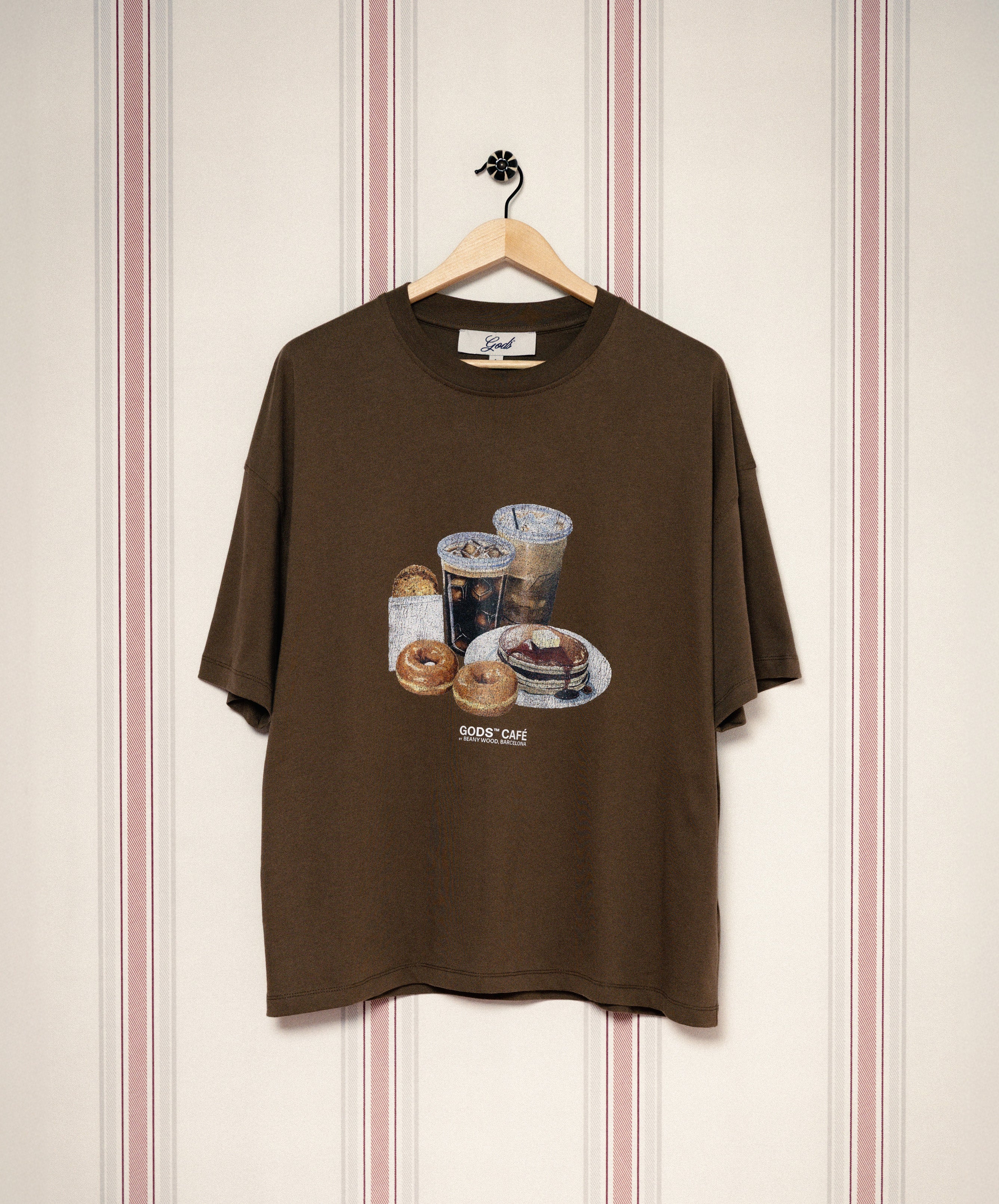 COFFEE BREAK TEE BROWN