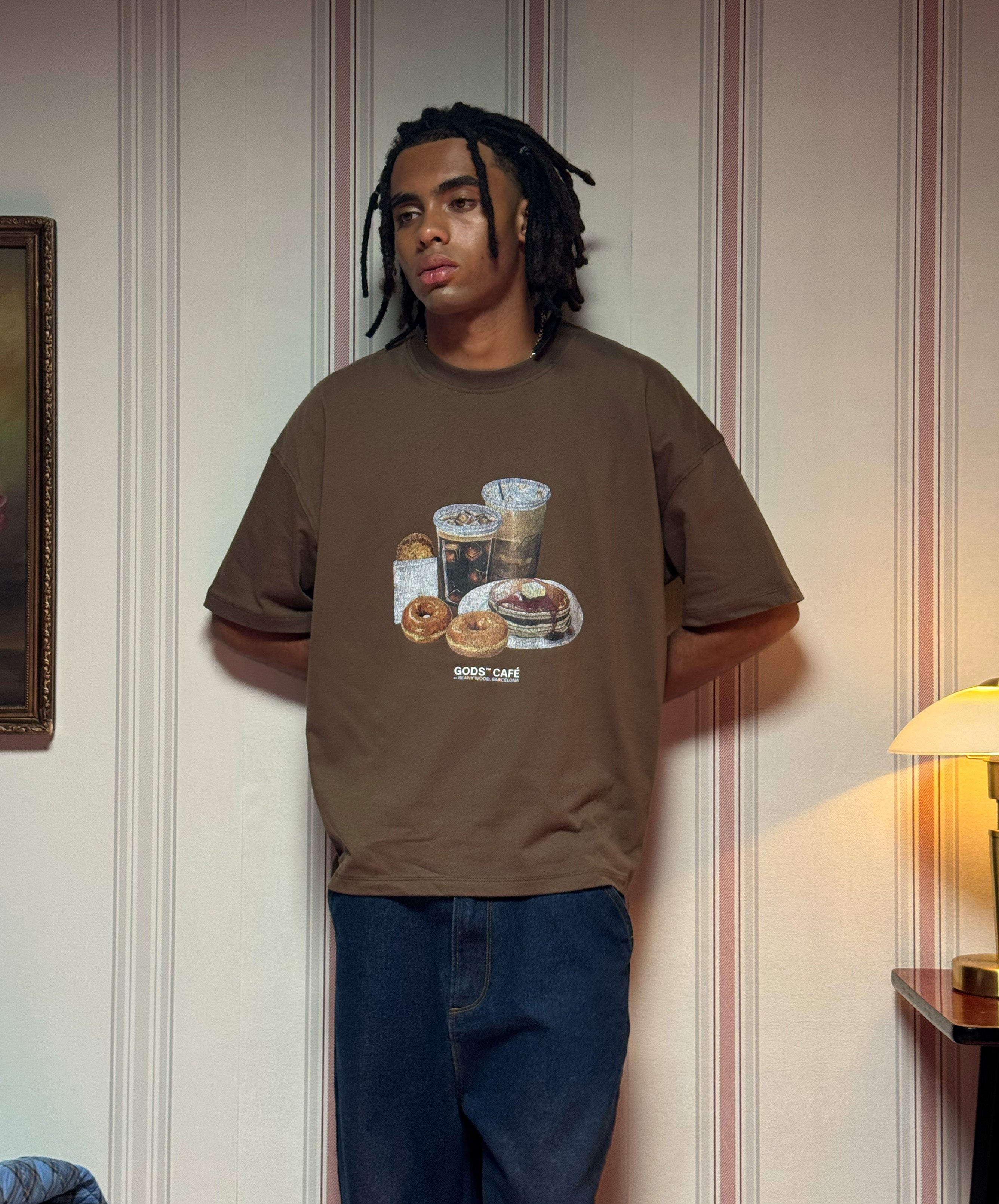 COFFEE BREAK TEE BROWN