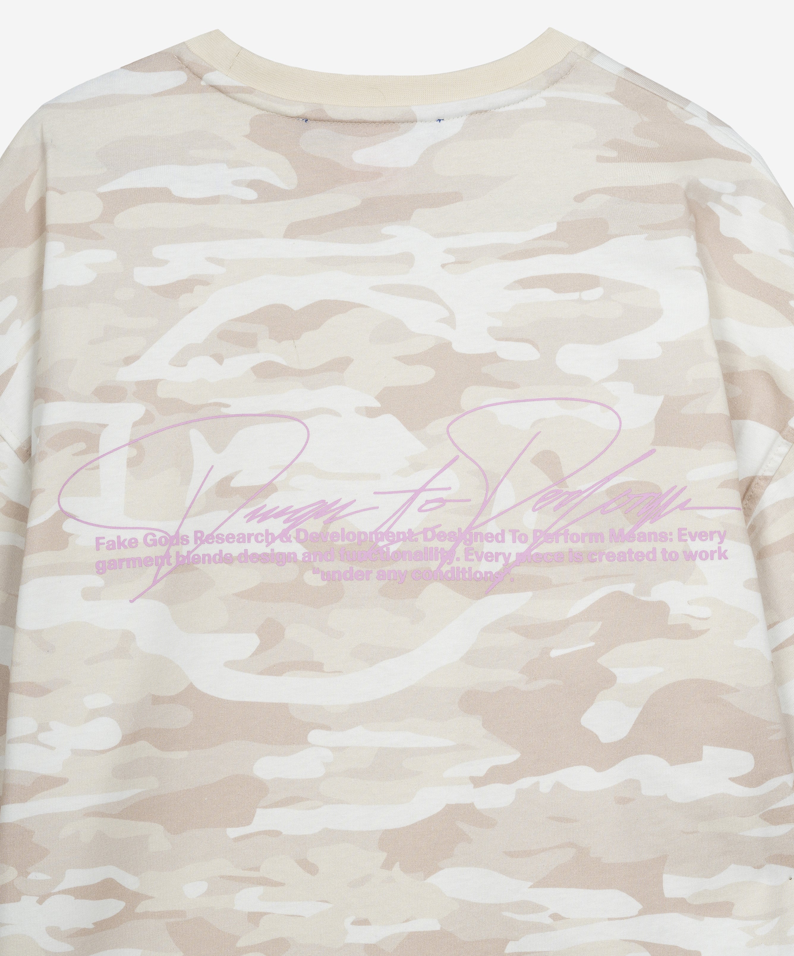CAMOUFLAGE TEE CREAM
