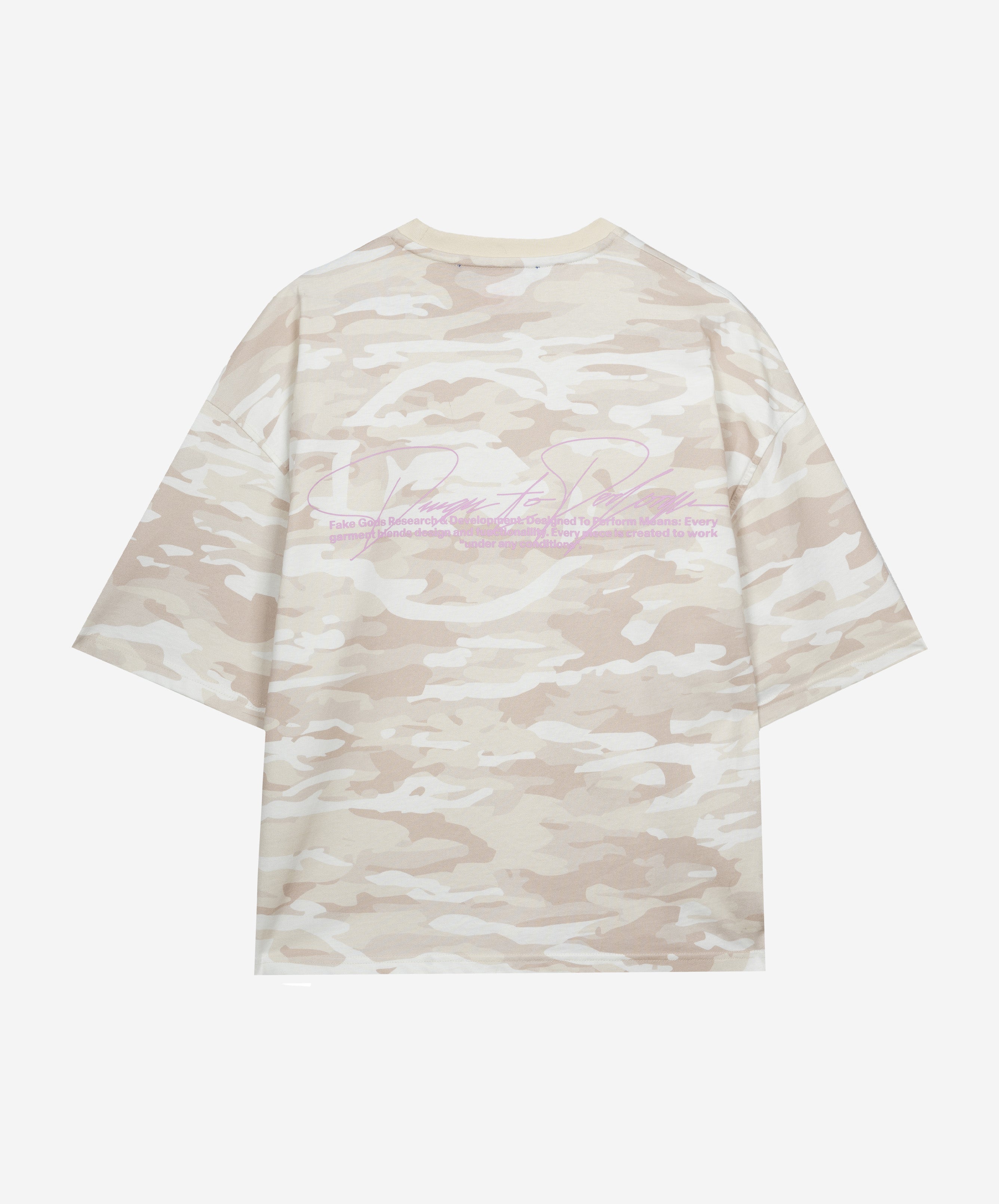 CAMOUFLAGE TEE CREAM