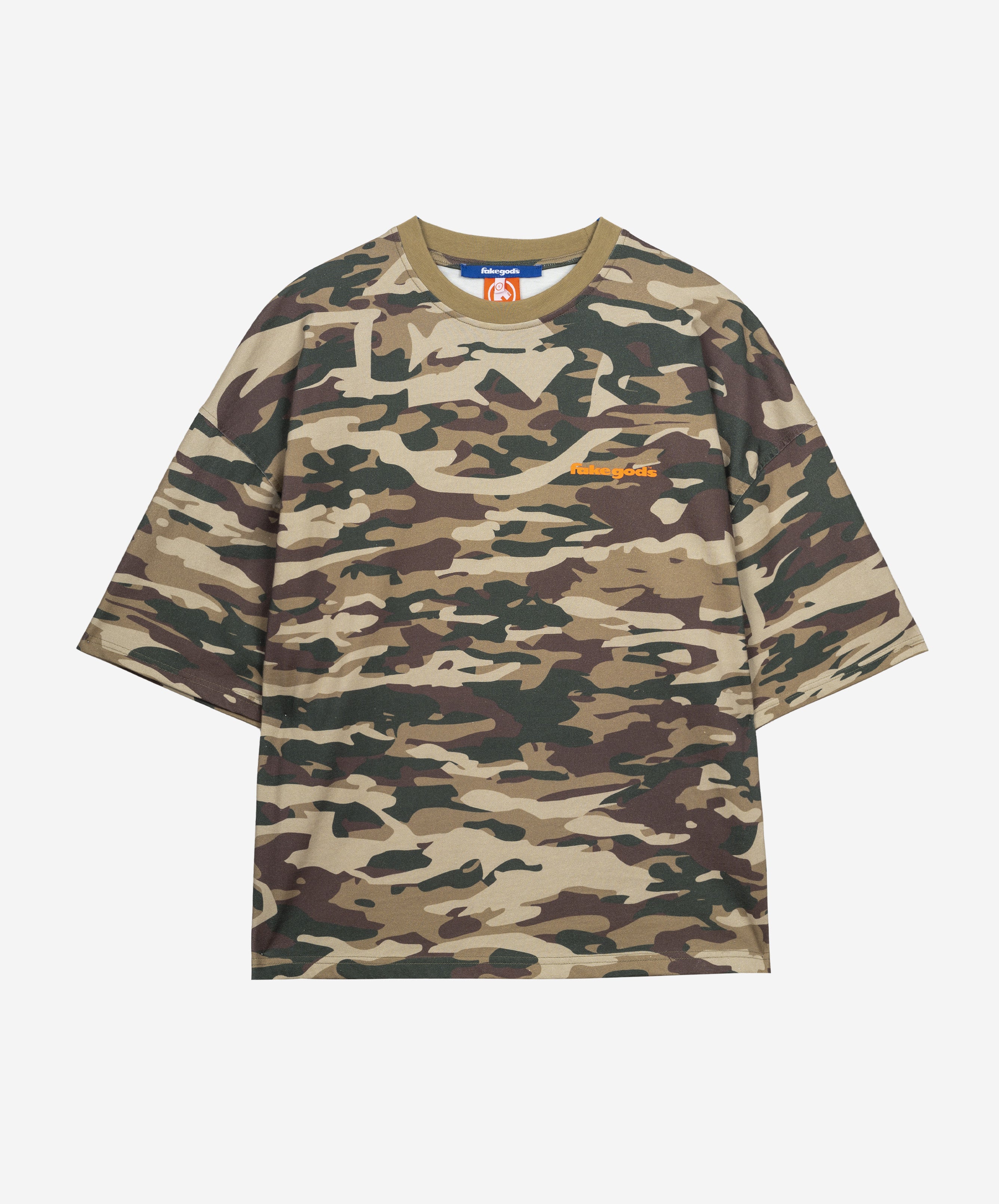 CAMOUFLAGE TEE MILITARY GREEN