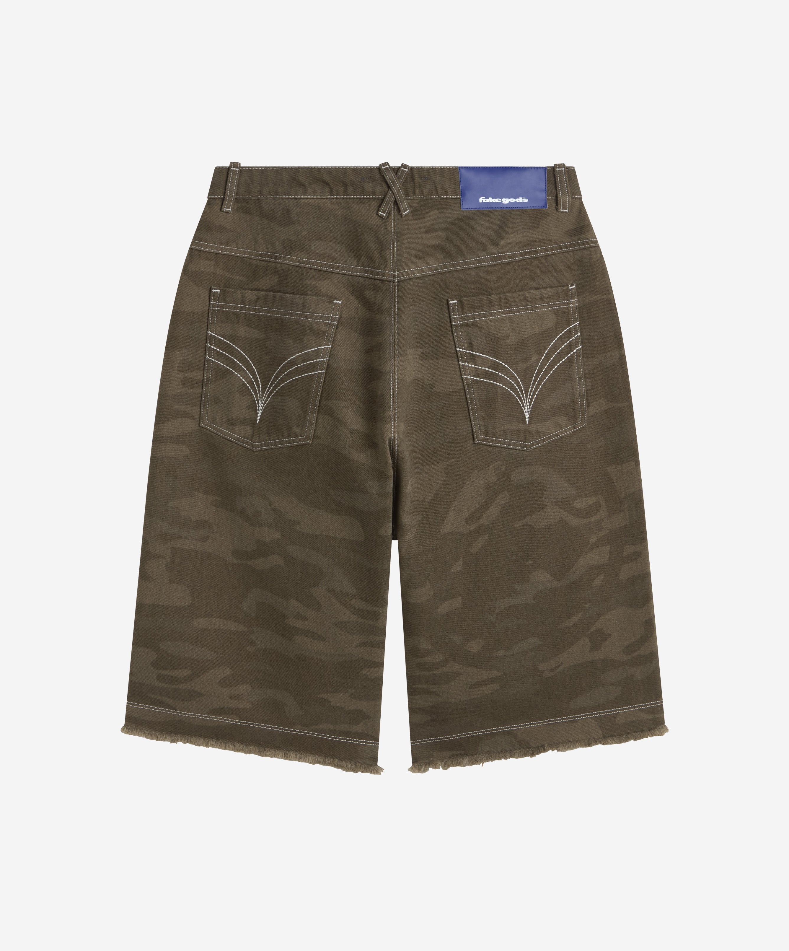 CAMOUFLAGE JORTS BROWN