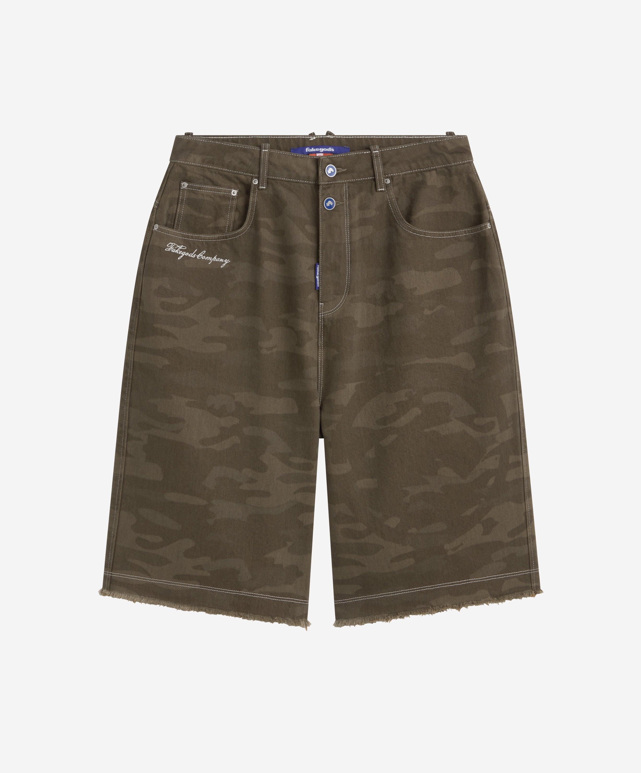 CAMOUFLAGE JORTS BROWN